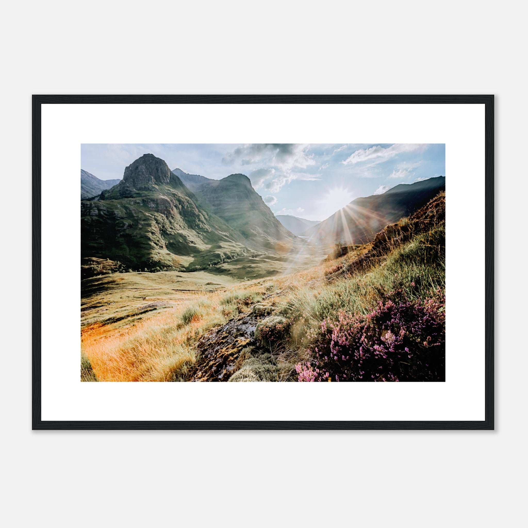 Mountains Of Glencoe, Scotland Poster