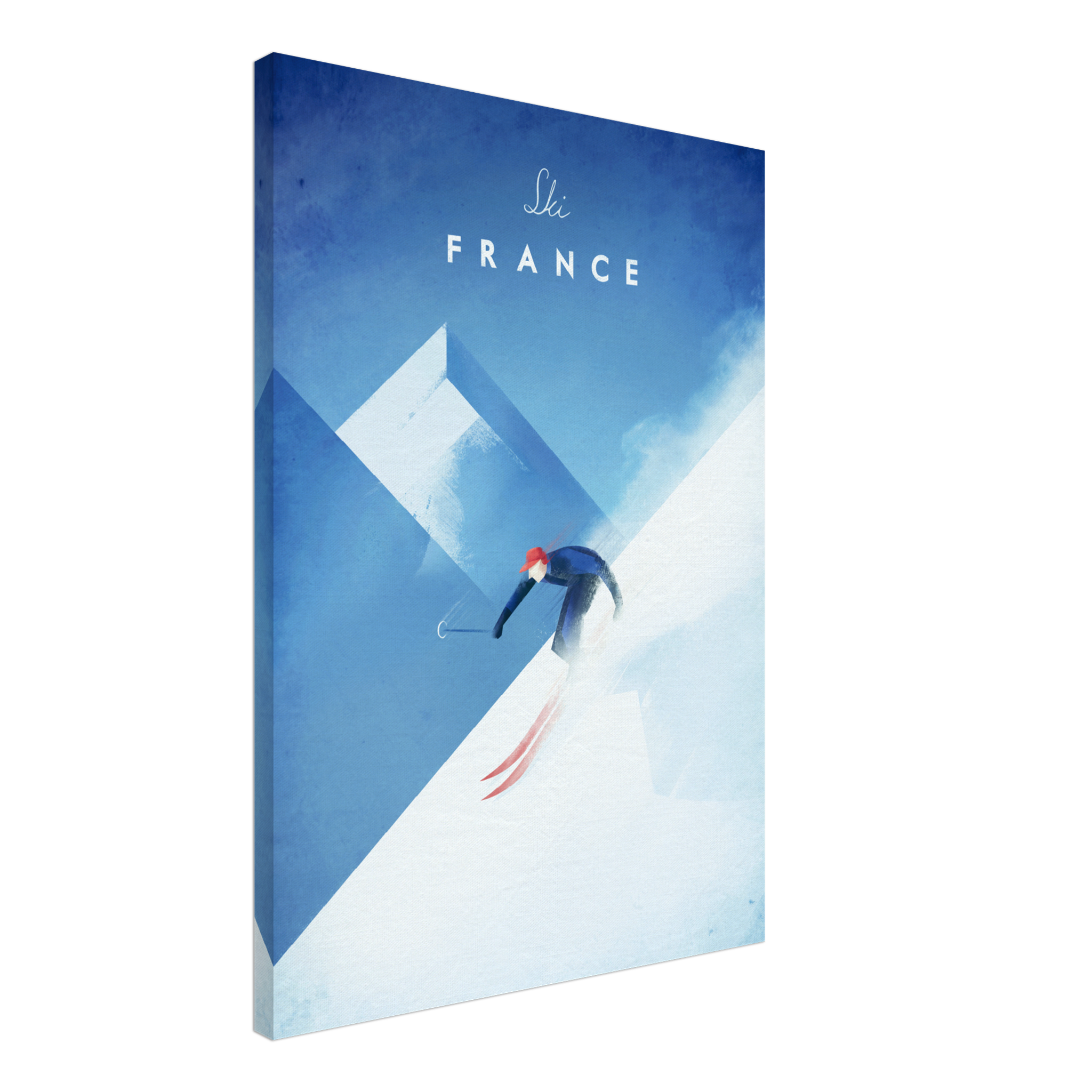 Ski France Canvas
