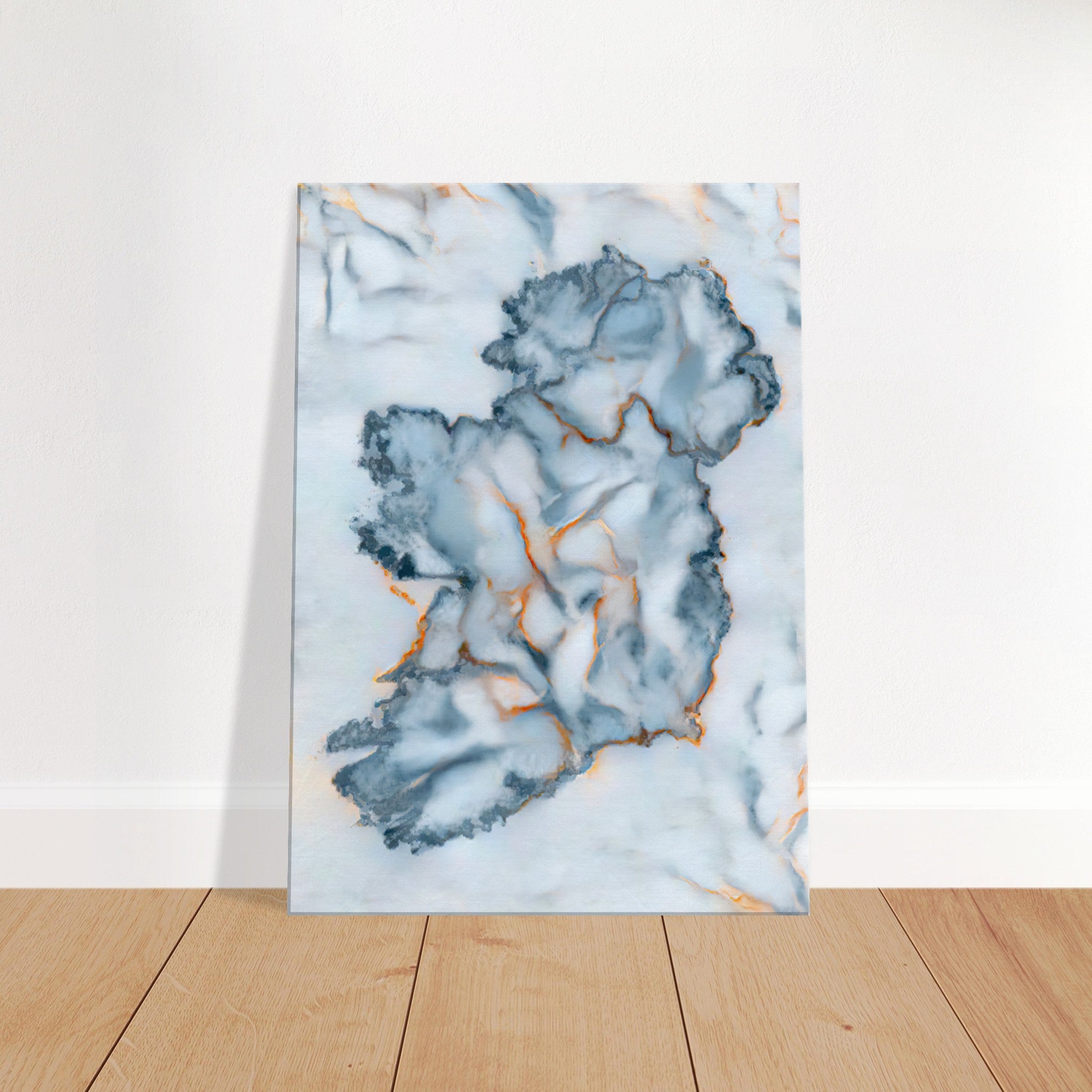 Ireland Marble Map Canvas