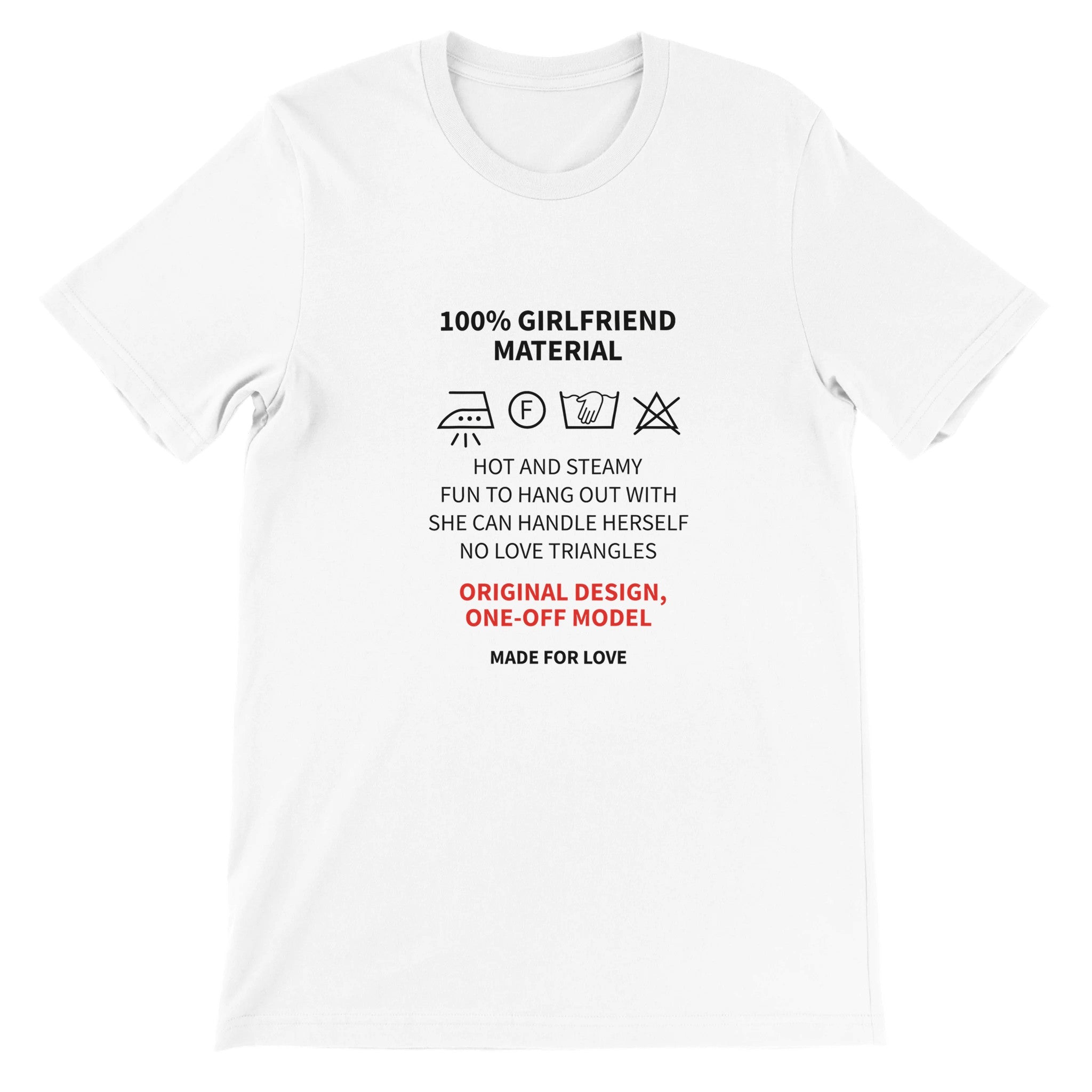 Girlfriend Material Crewneck T-shirt - Optimalprint