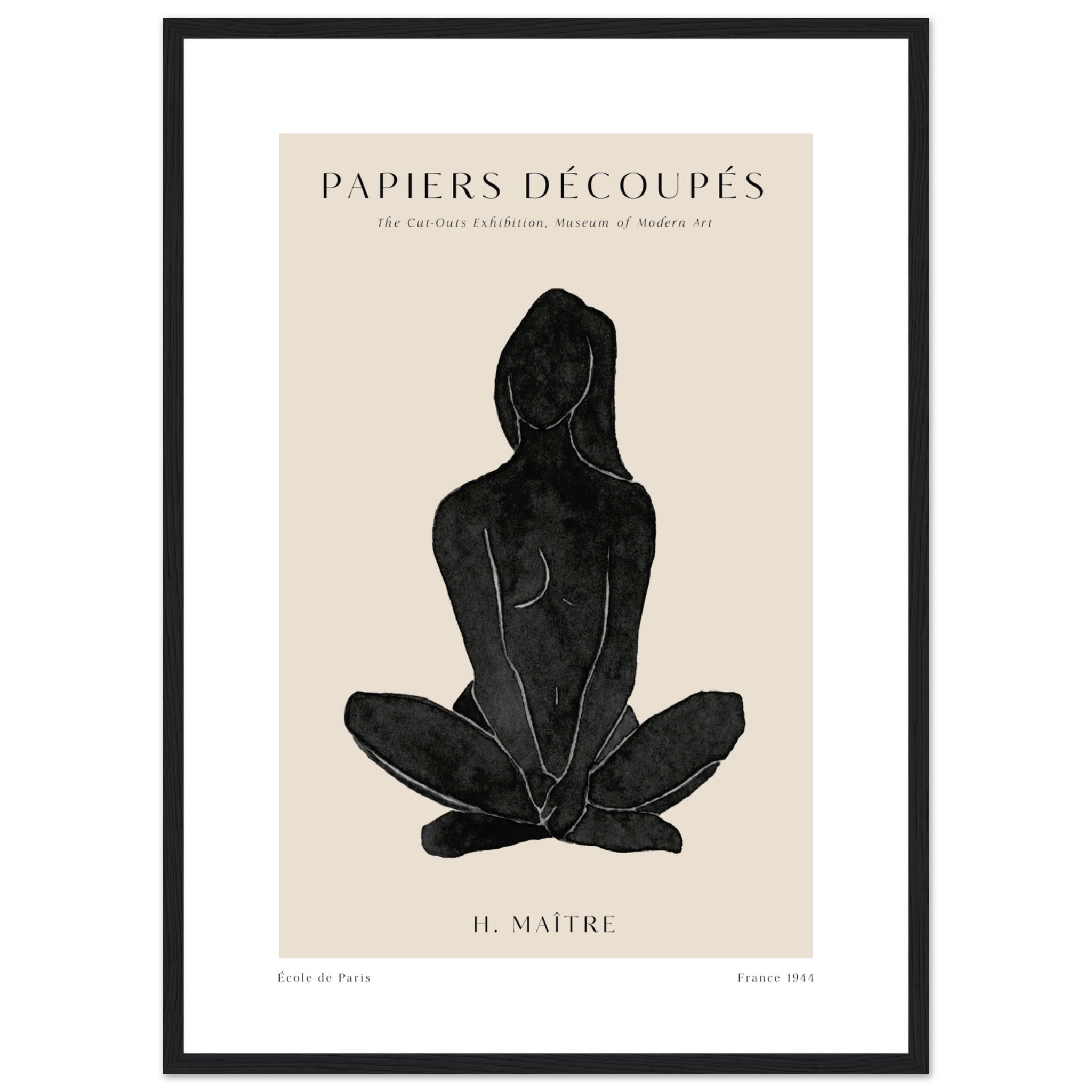 Matisse Papiers Decoupes No. 9 Póster