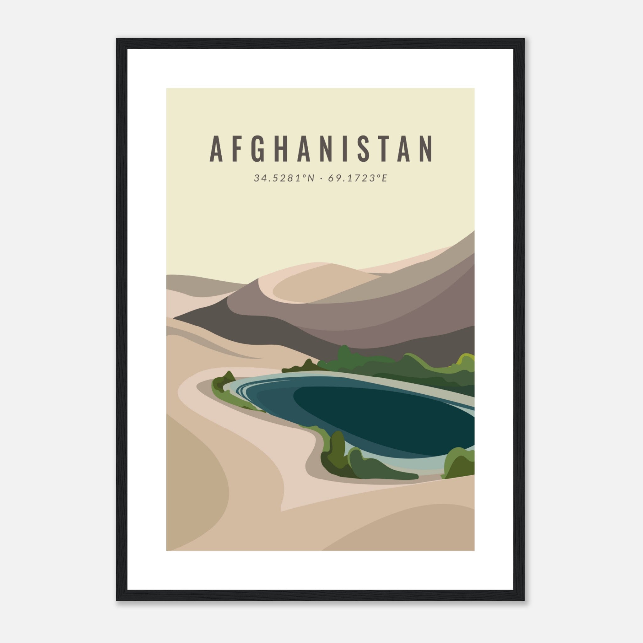 Afghanistan Landscape Poster