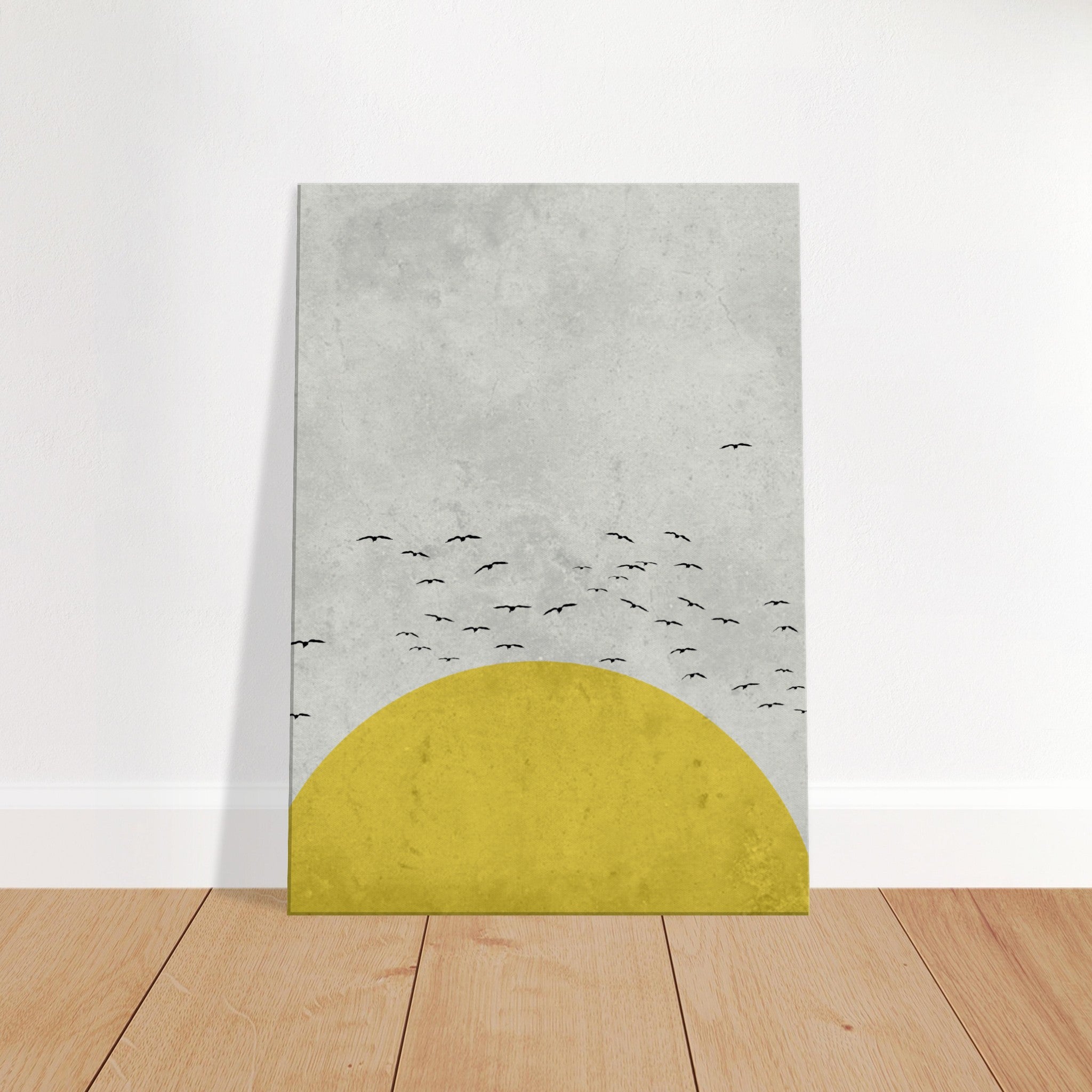 Yellow Sun 3 Canvas