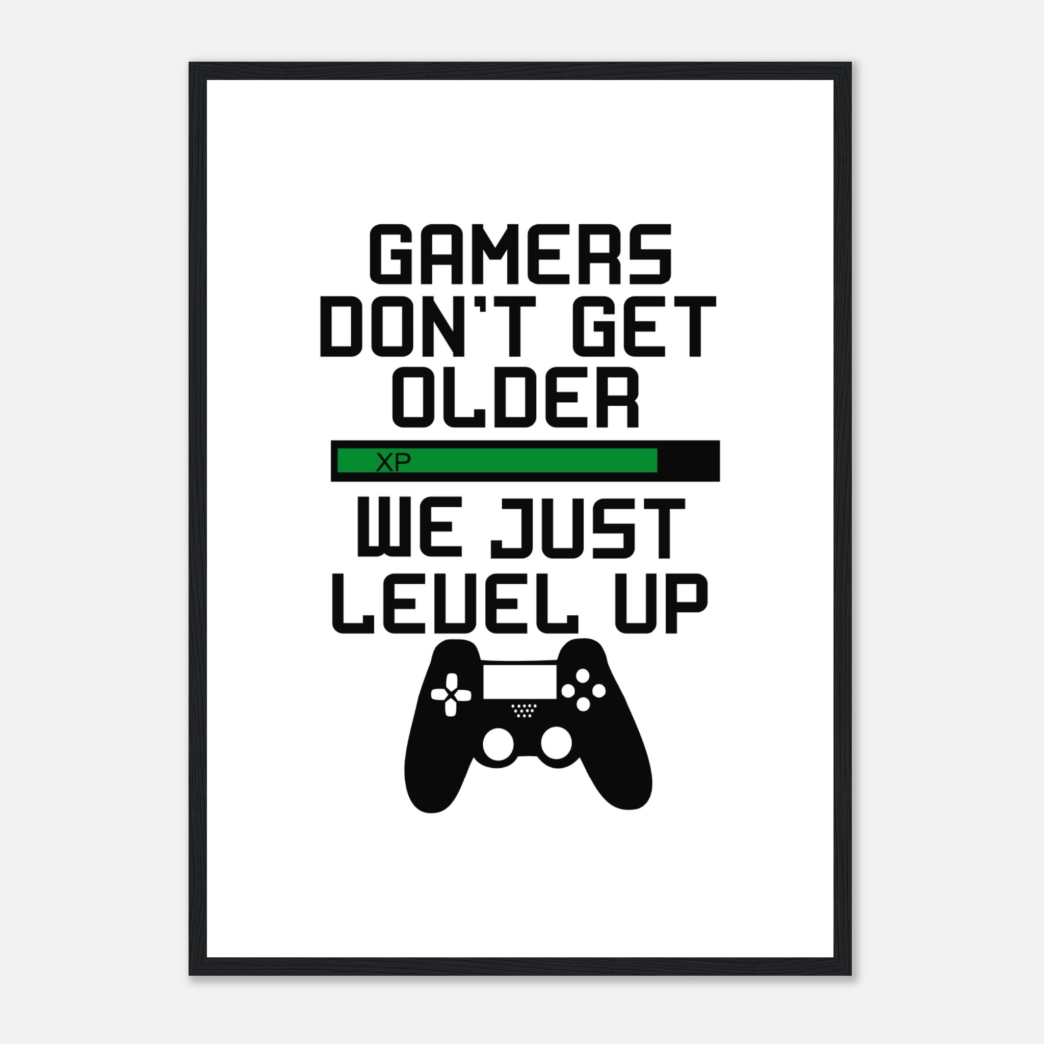 Funny Slogan for Gamers Poster Poster