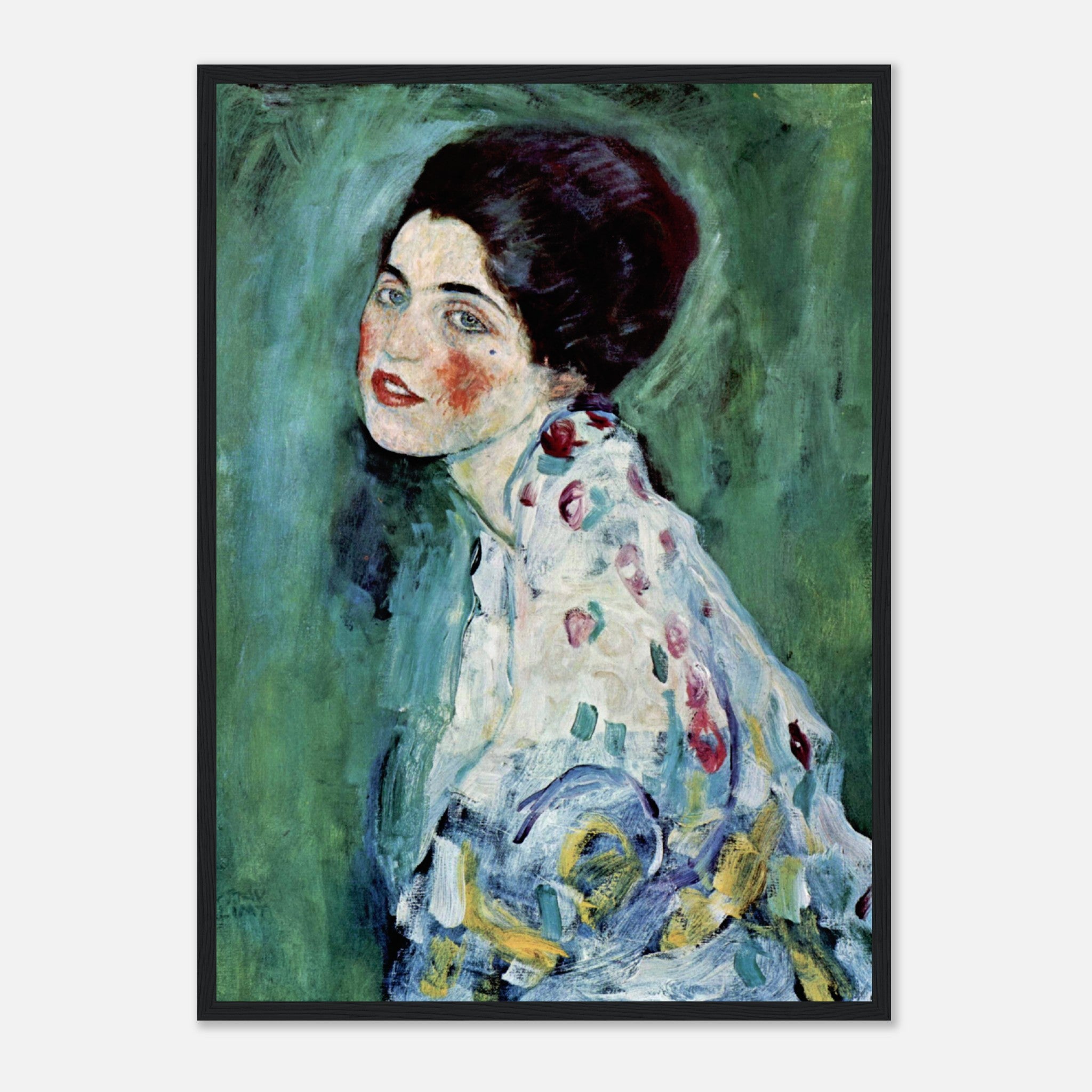 Gustav Klimts Porträteiner Dame (1916-1917) Póster