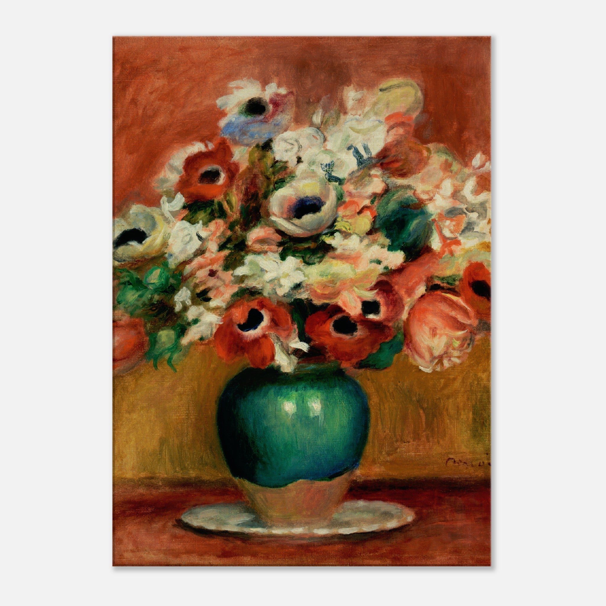 Fleurs (1885) Canvas