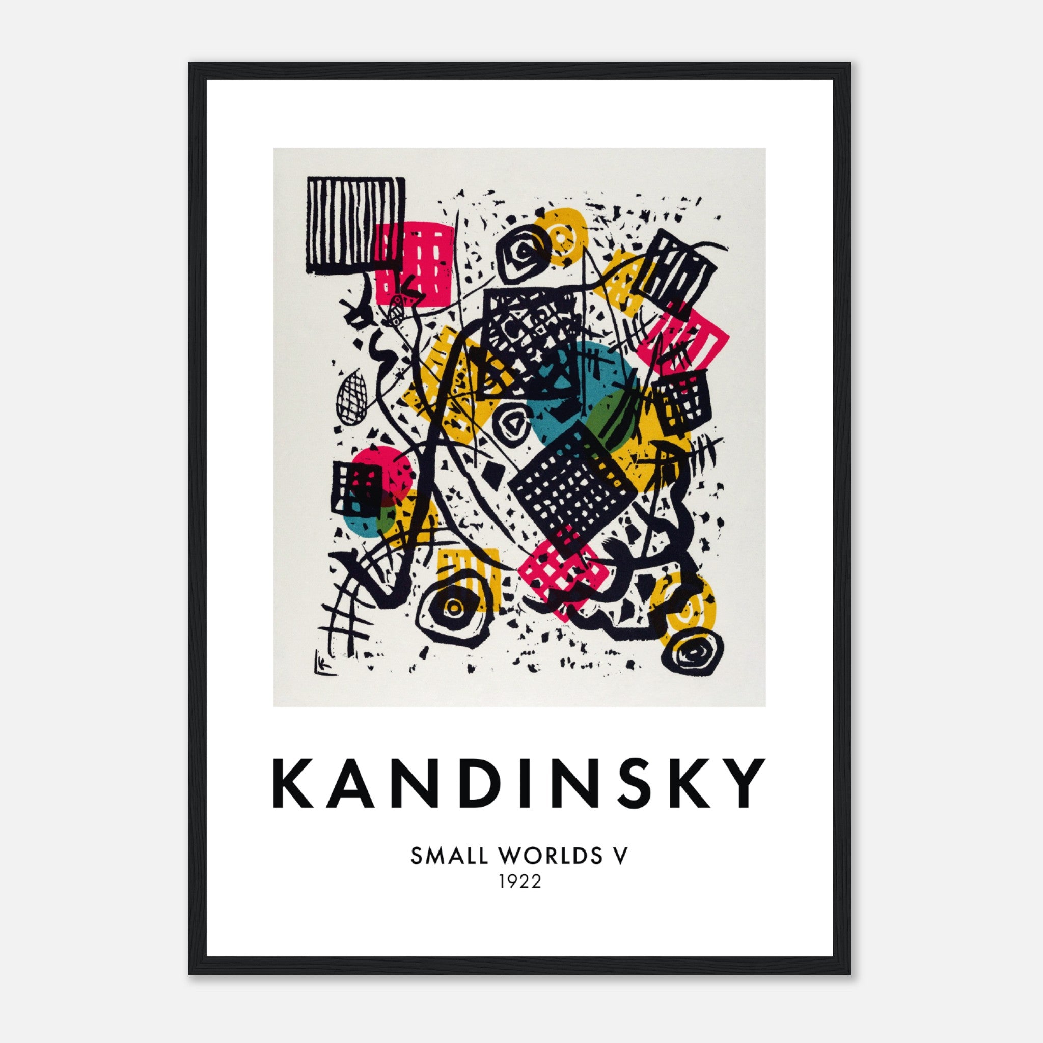 Kandinsky - Pequeños mundos V Póster