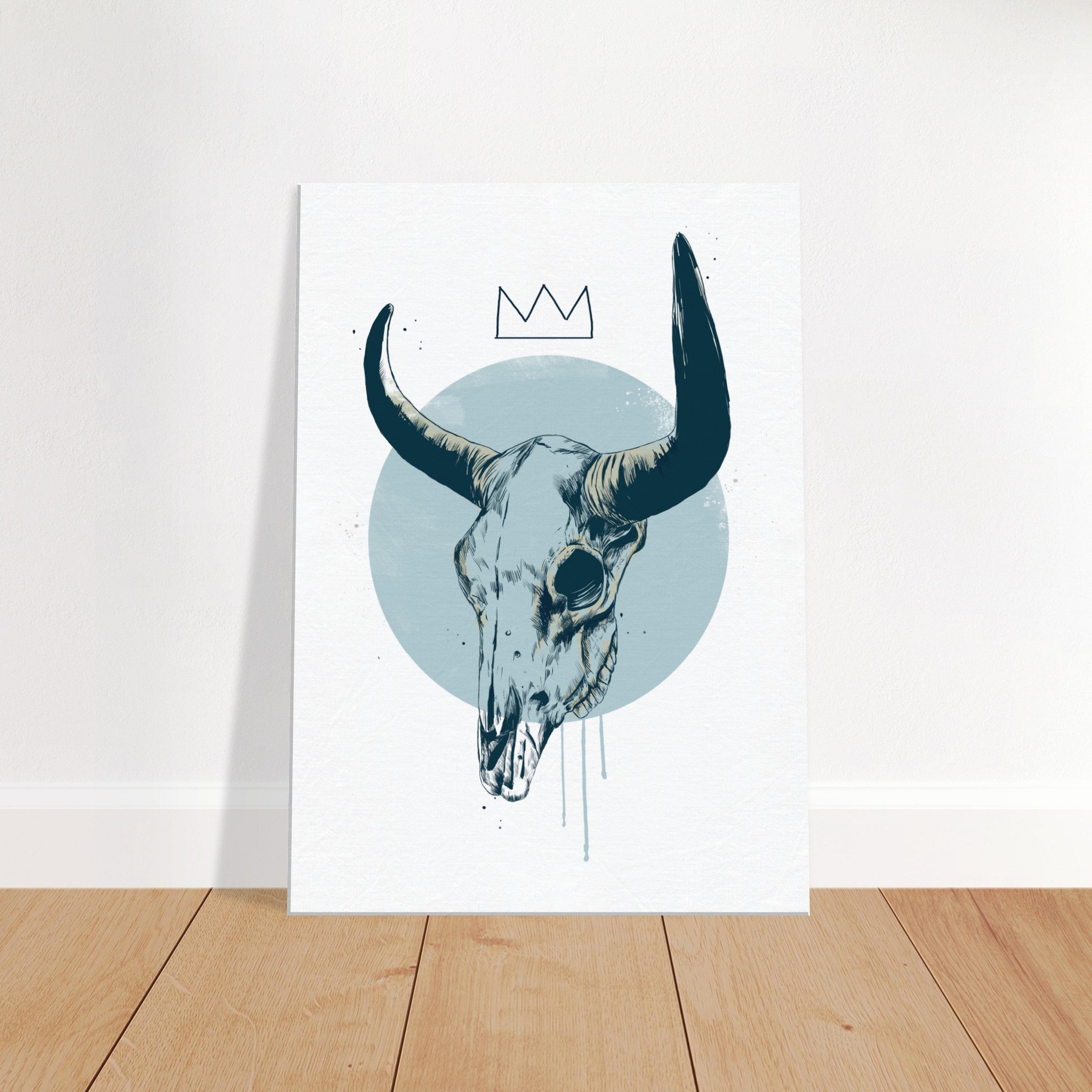Bull Skull Canvas