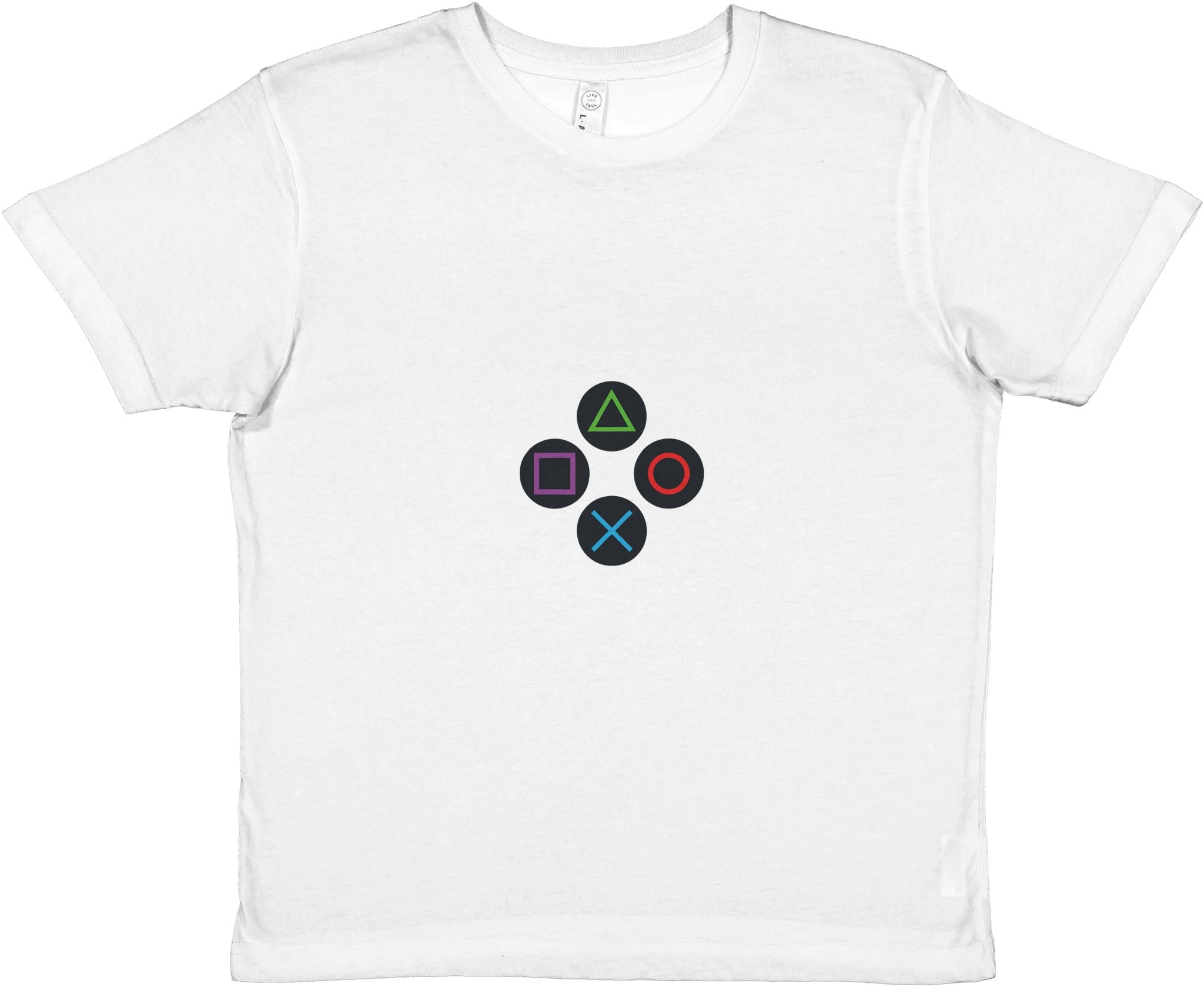 Clean Buttons Kids Crewneck T-shirt - Optimalprint
