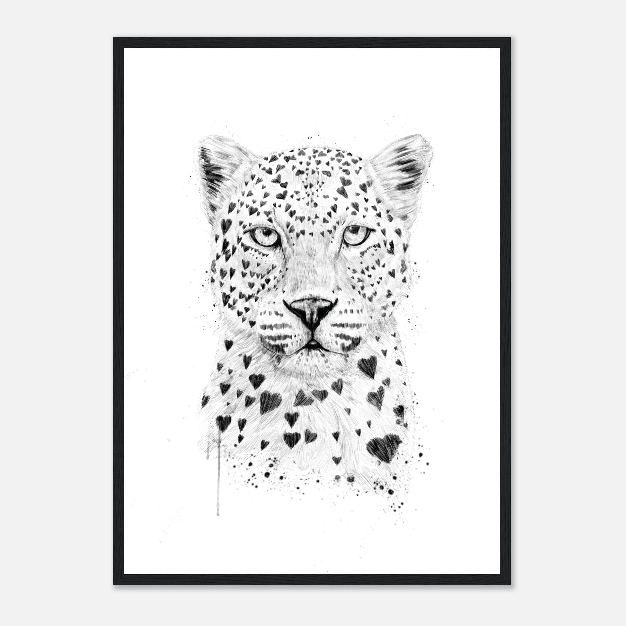 Lovely Leopard Poster