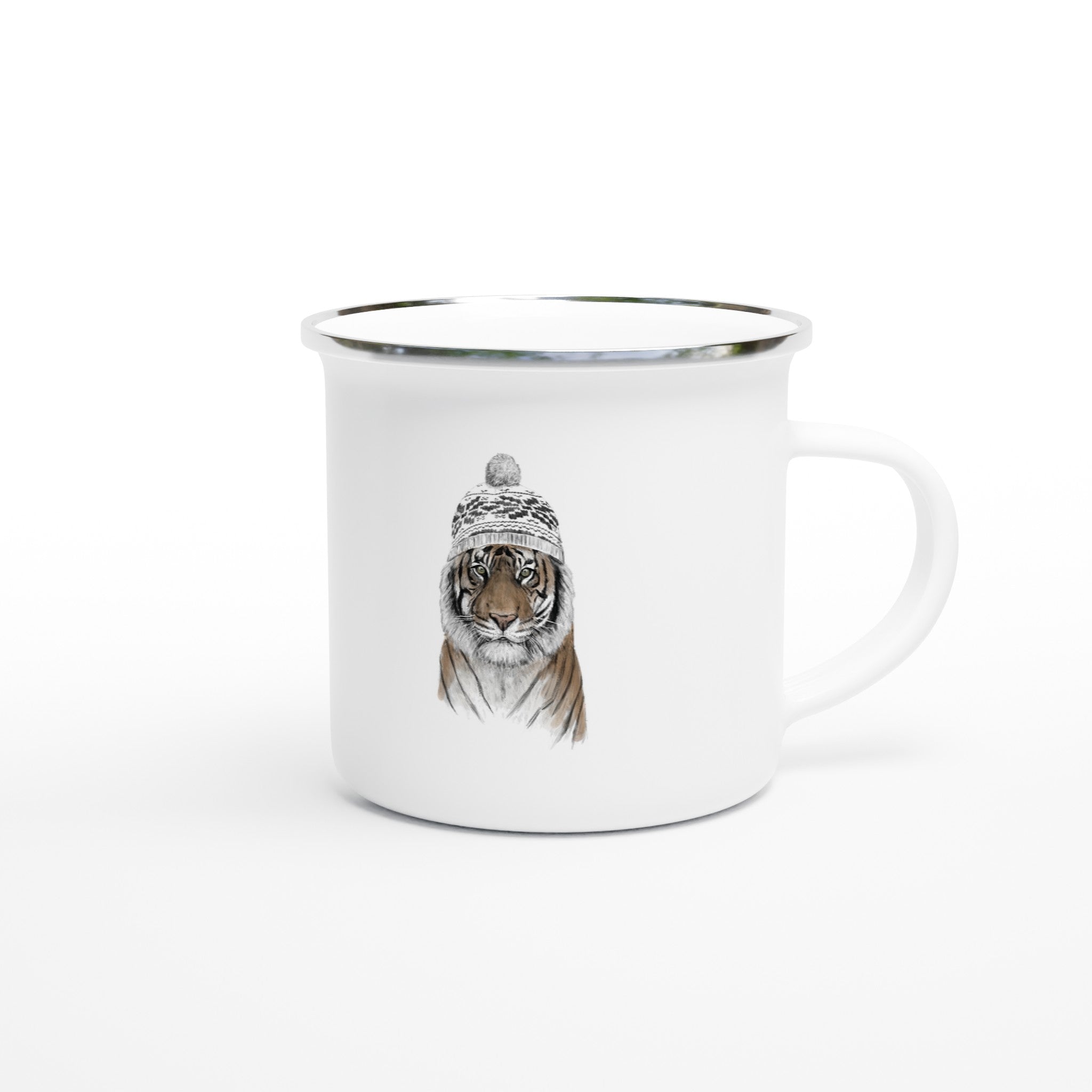 Siberian Tiger Enamel Mug - Optimalprint