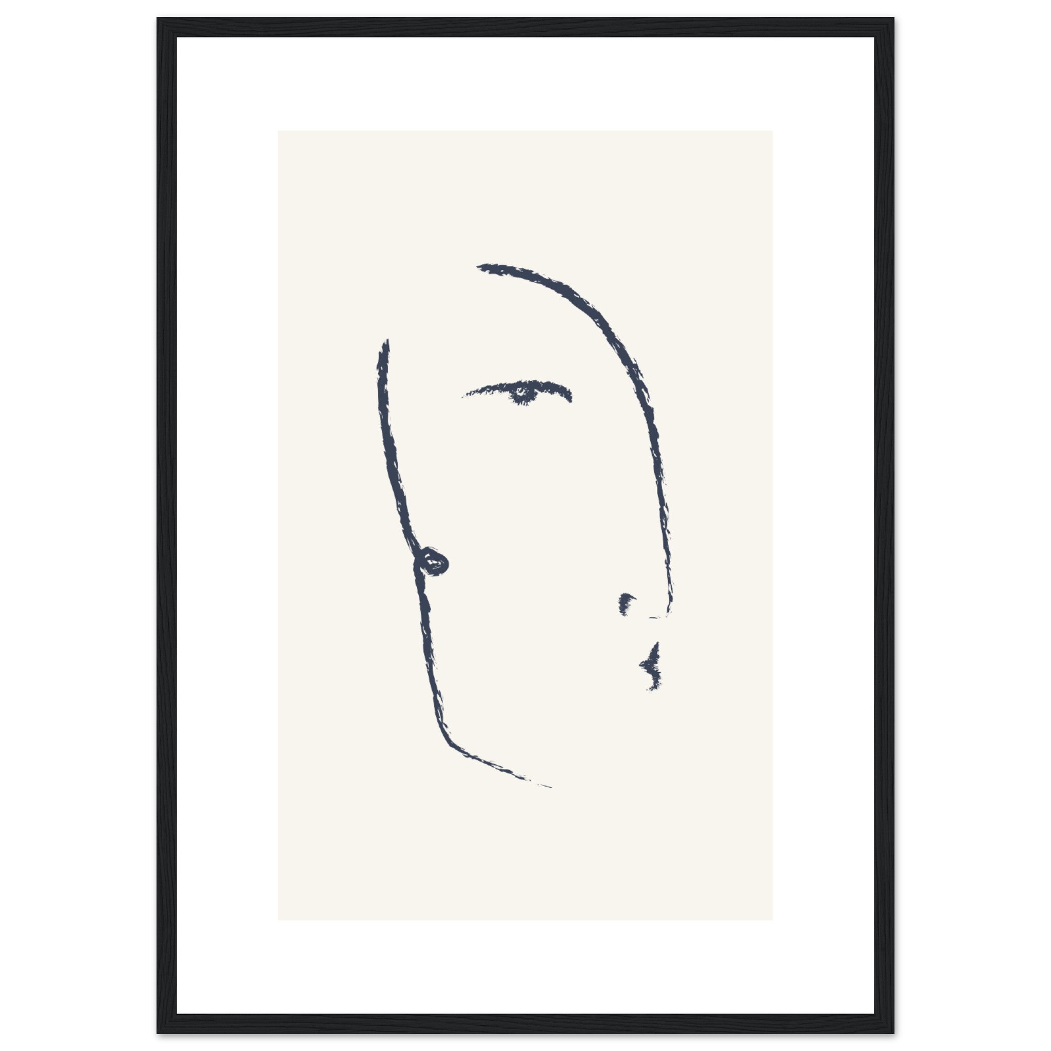 Abstract Face 2 Poster