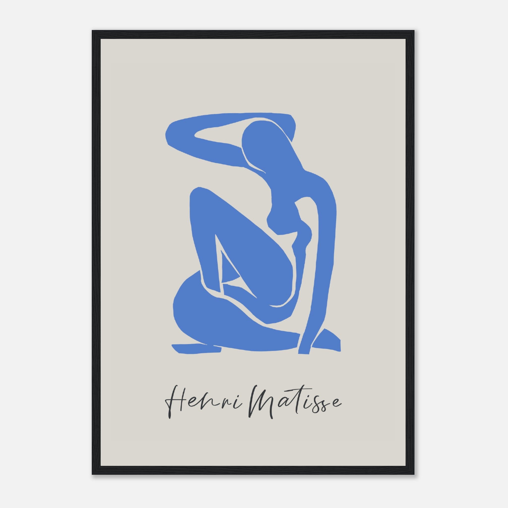 Matisse New Blue Lady Poster