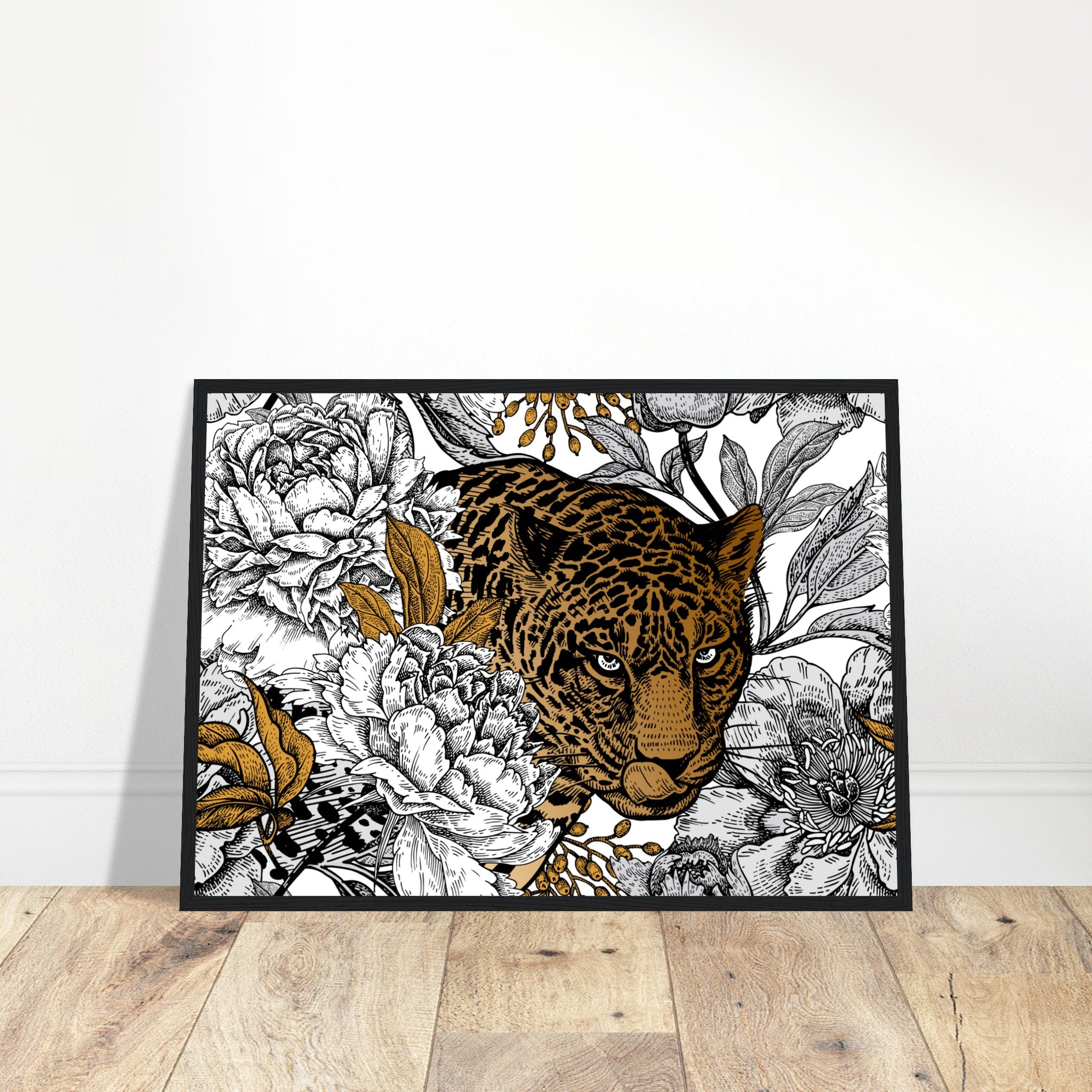 Golden Leopard Poster