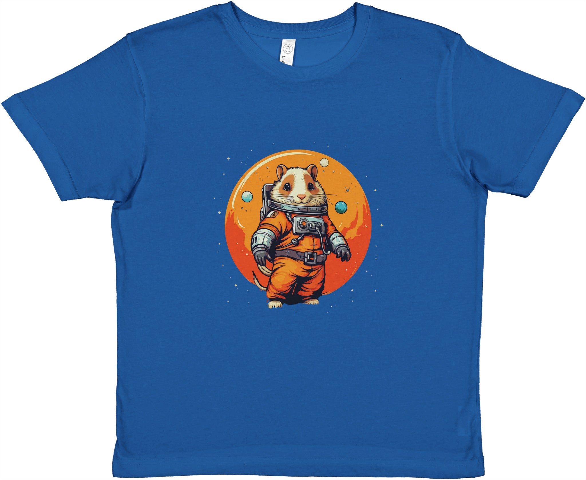 Cosmic Hamster Voyager Kids Crewneck T-shirt - Optimalprint