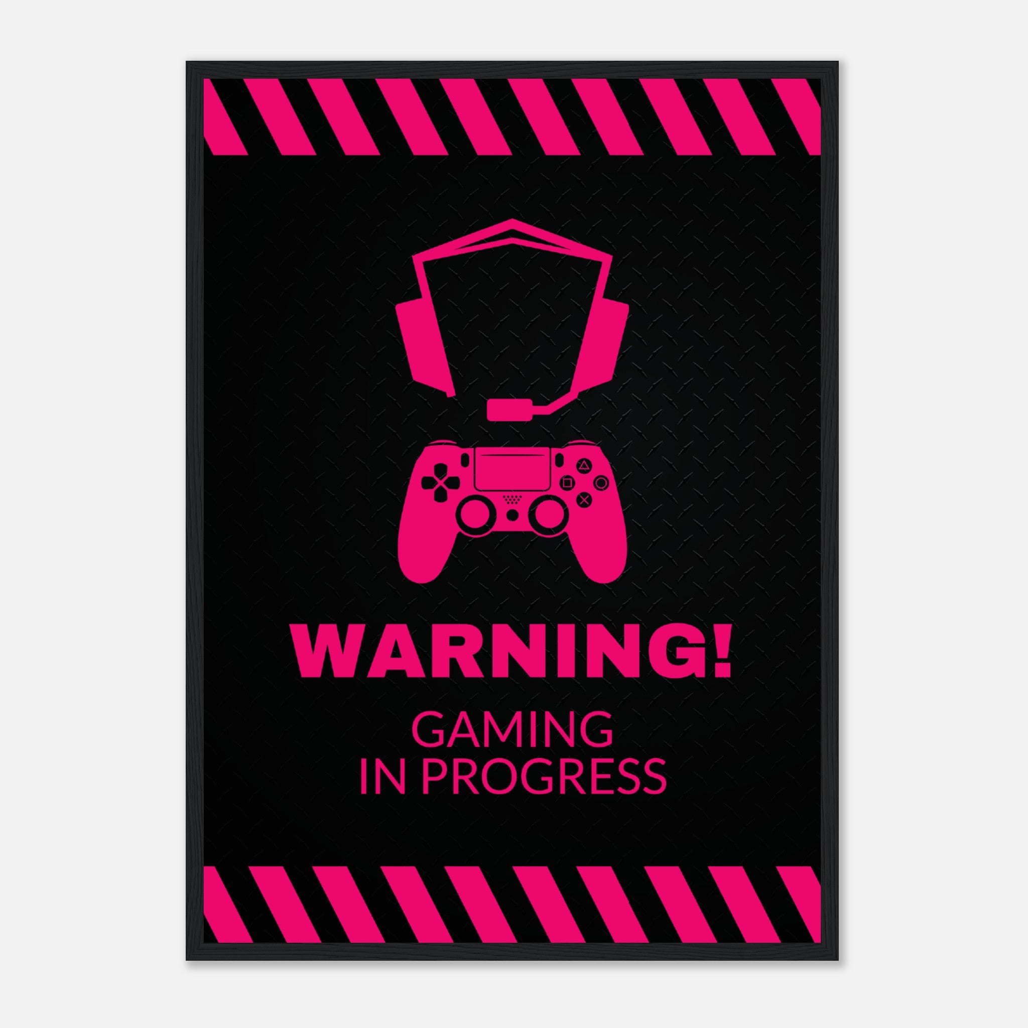 Gaming In Progress Pink Poster