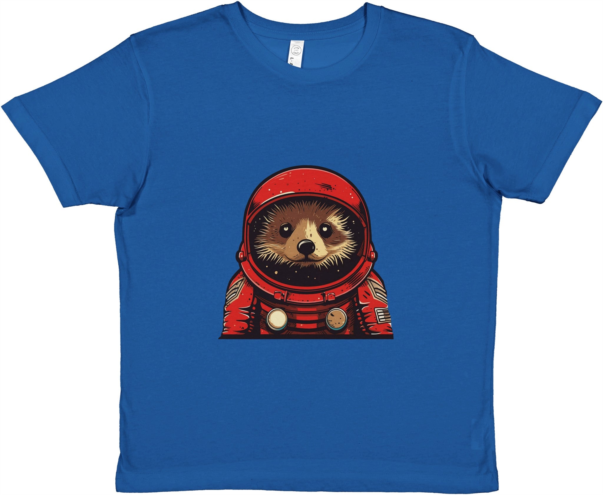 Cosmic Explorer Otter Kids Crewneck T-shirt - Optimalprint