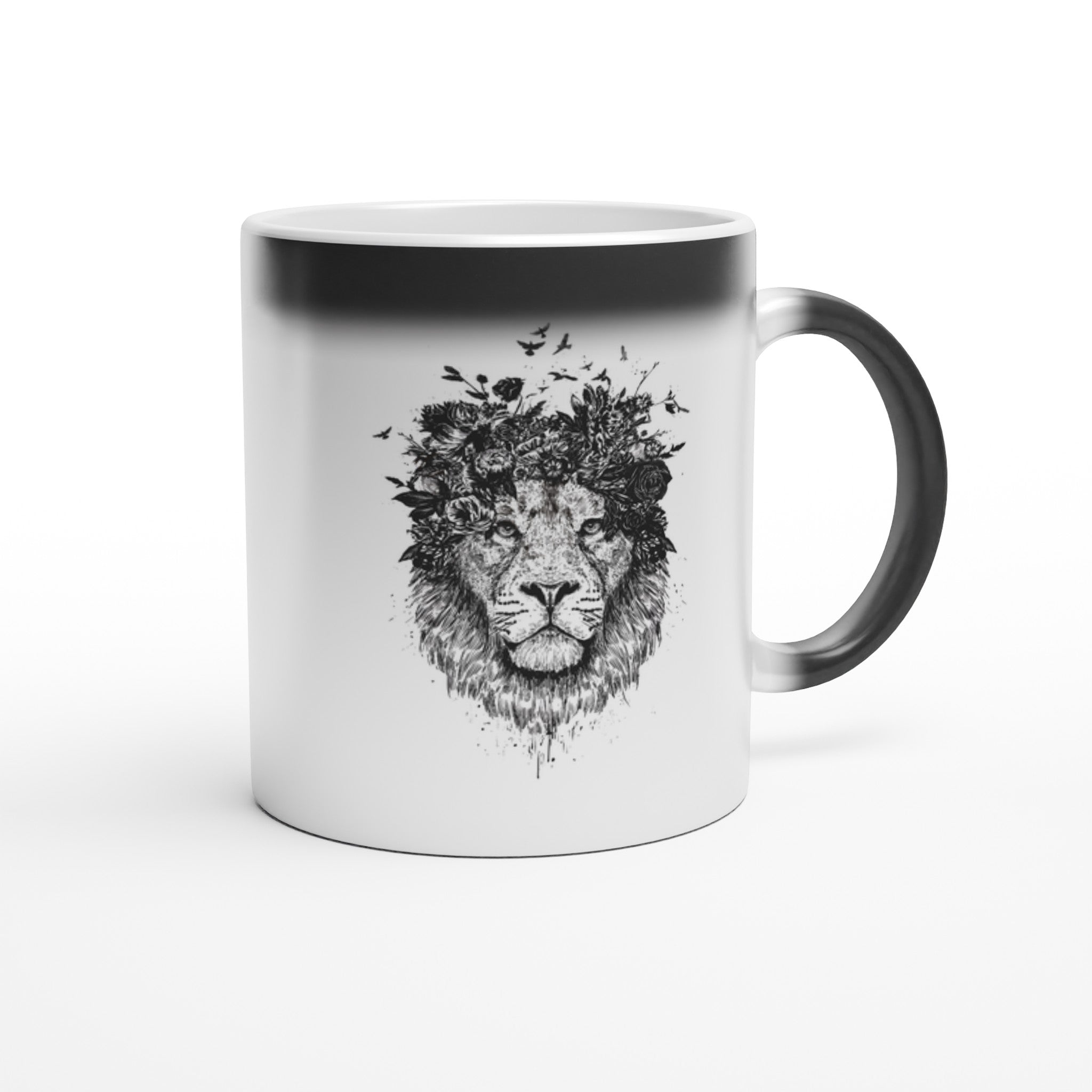 Floral Lion Magic Mug - Optimalprint