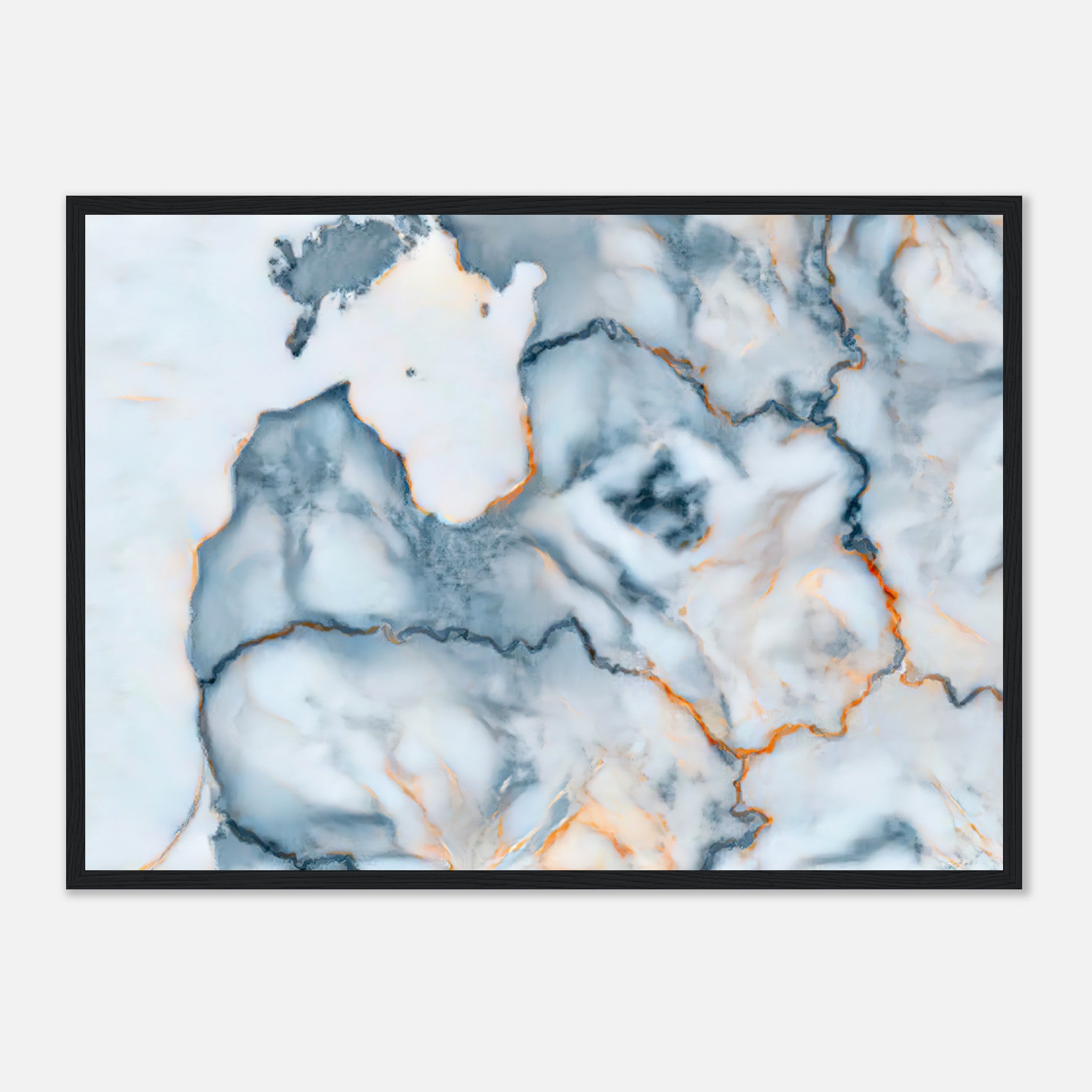 Latvia Marble Map Poster