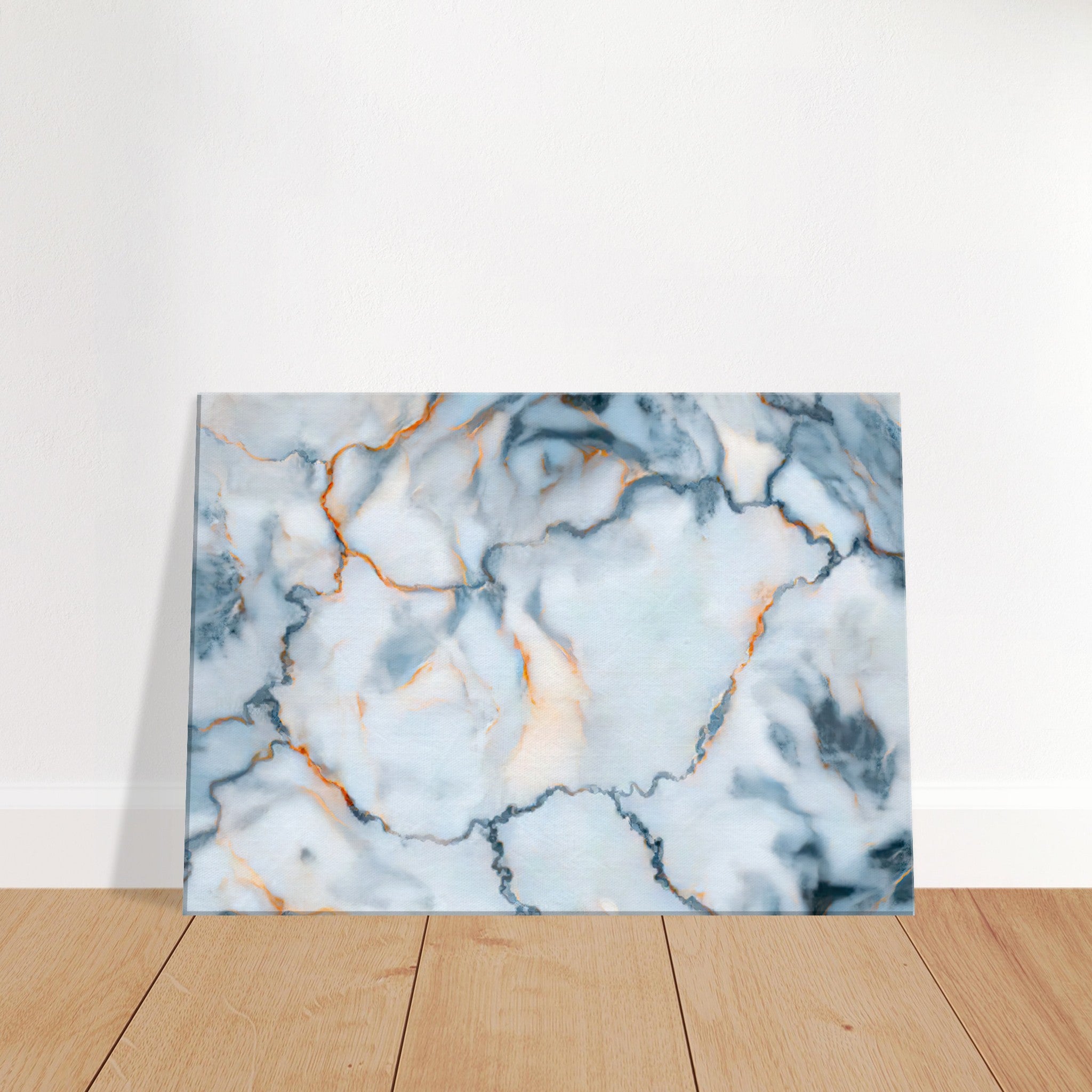 Hungary Marble Map Canvas