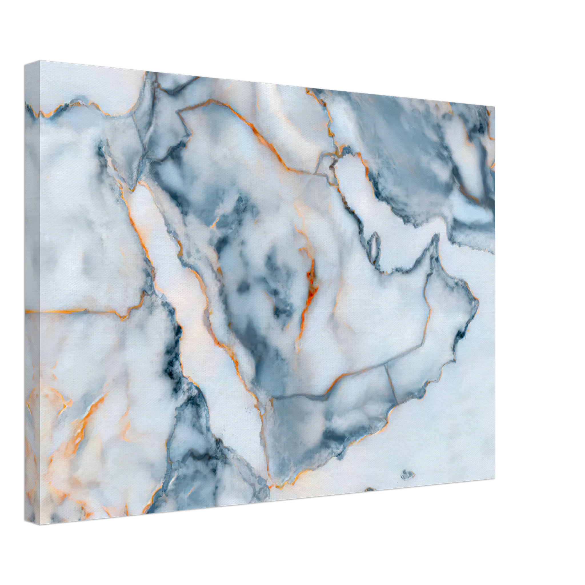 Saudi Arabia Marble Map Canvas