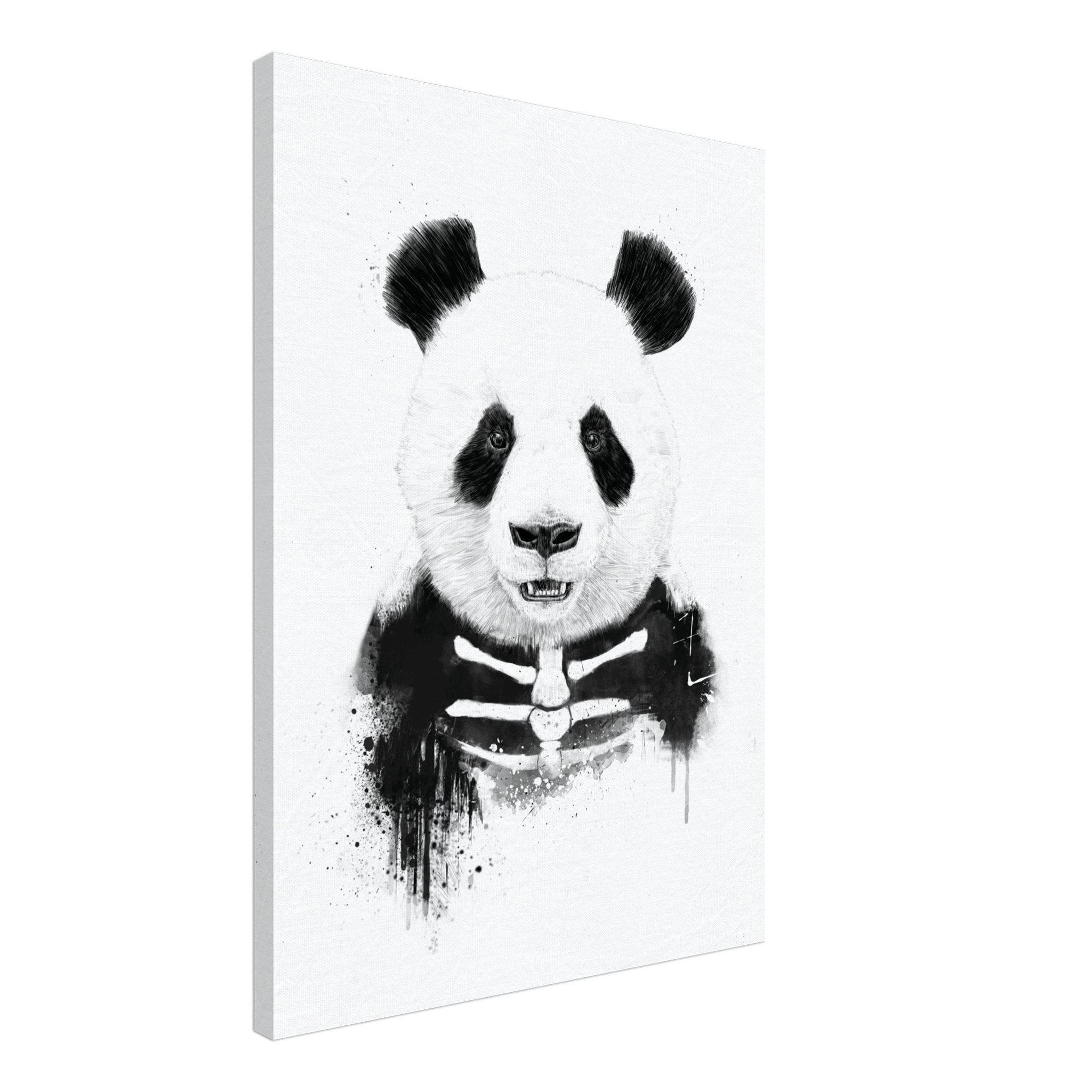 Zombie Panda Canvas