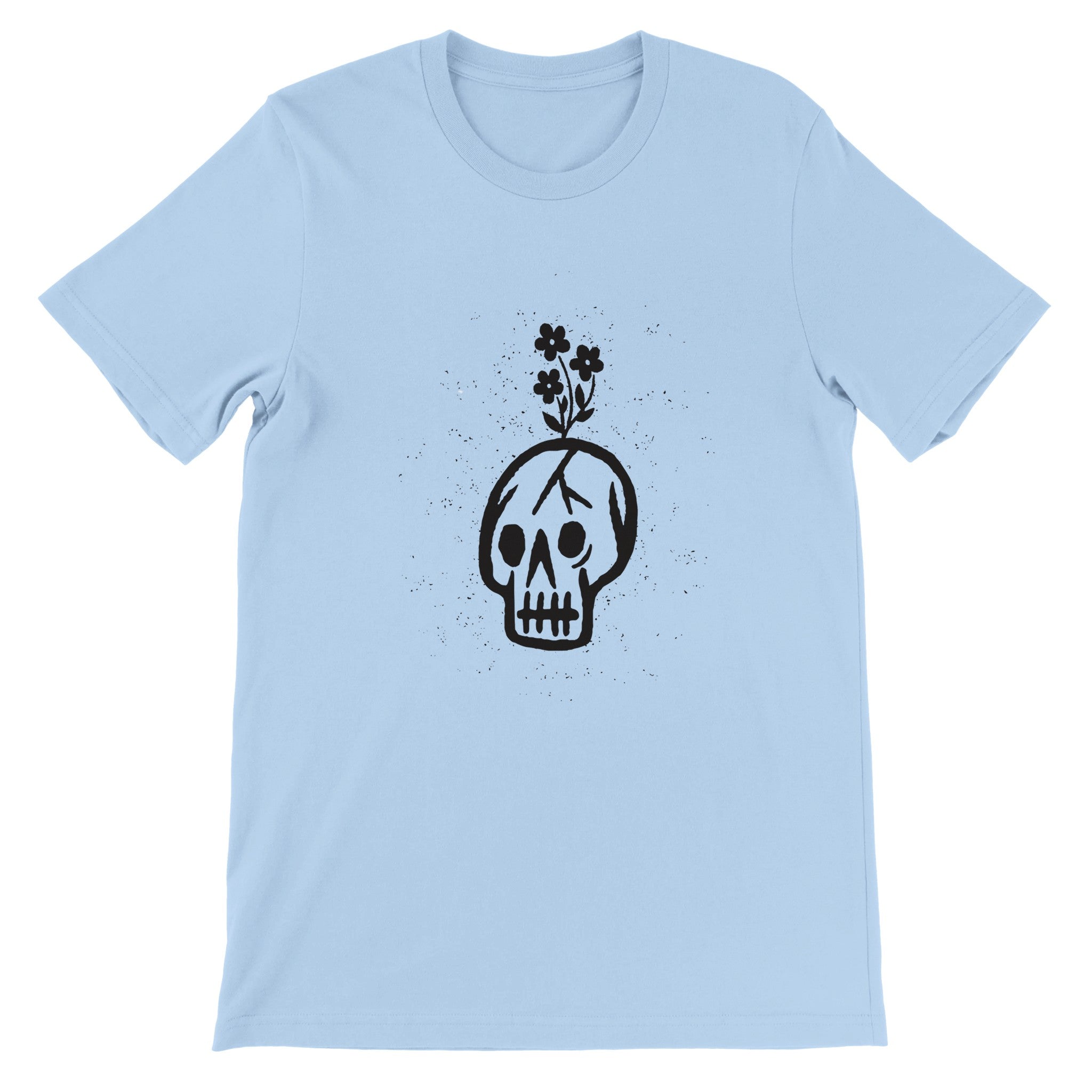 Bloom Skull Crewneck T-shirt