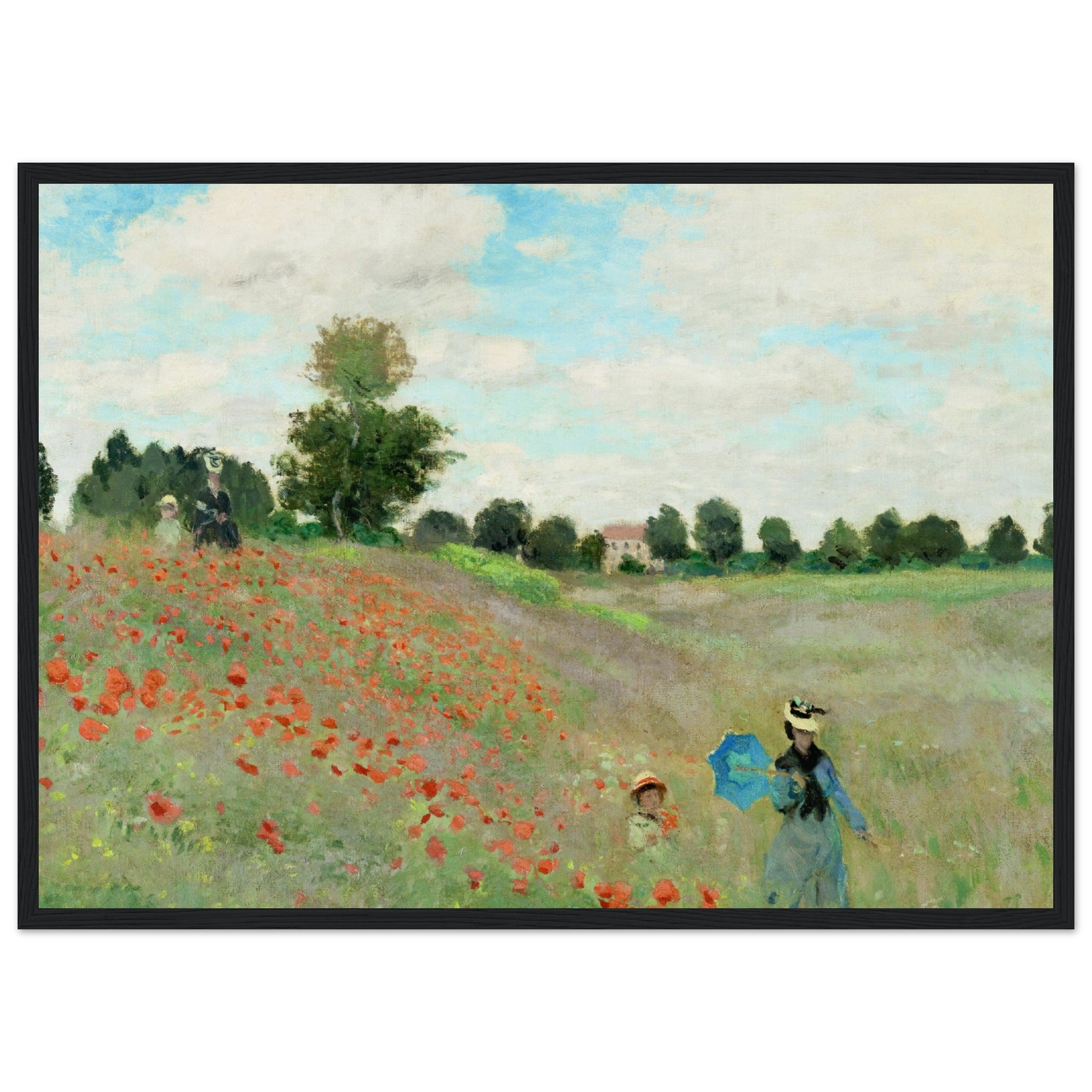 The Poppy Field Near Argenteuil (1873) Poster