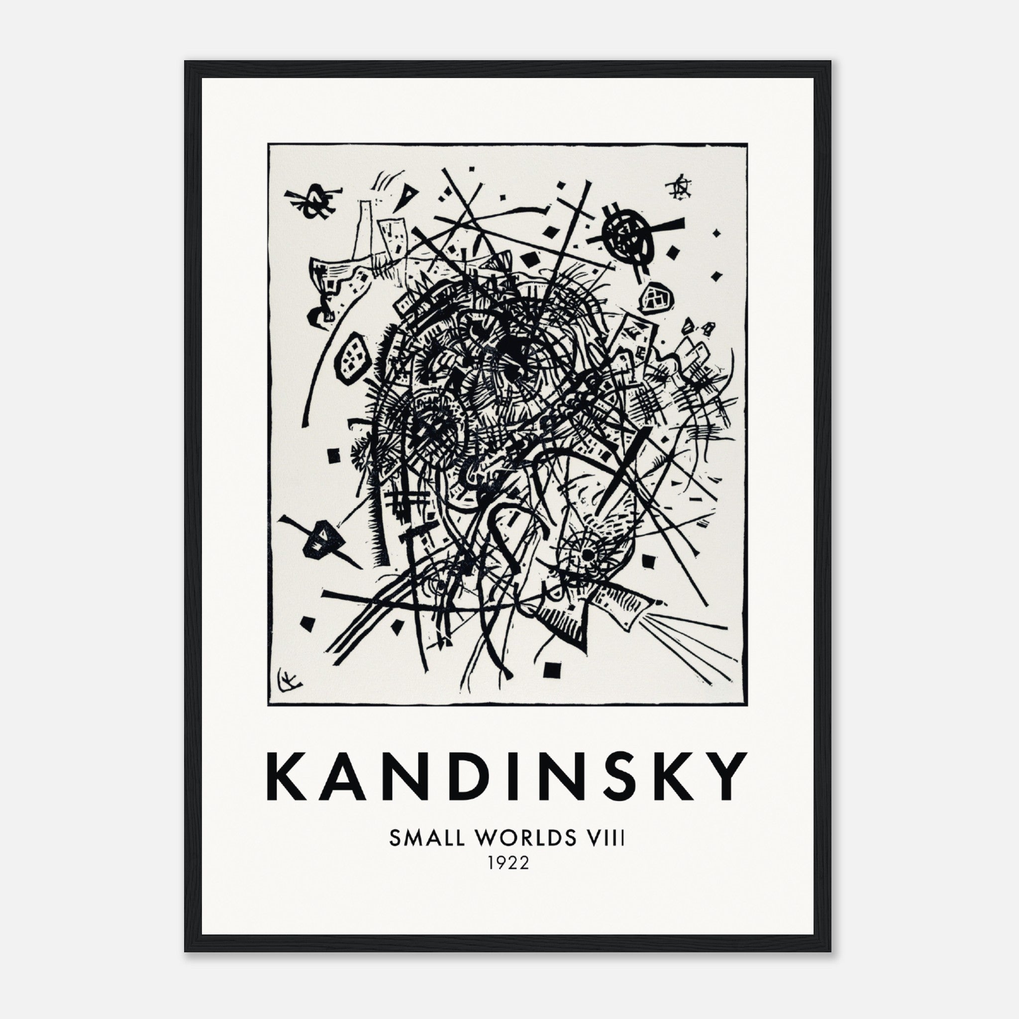 Kandinsky - Pequeños mundos VIII Póster