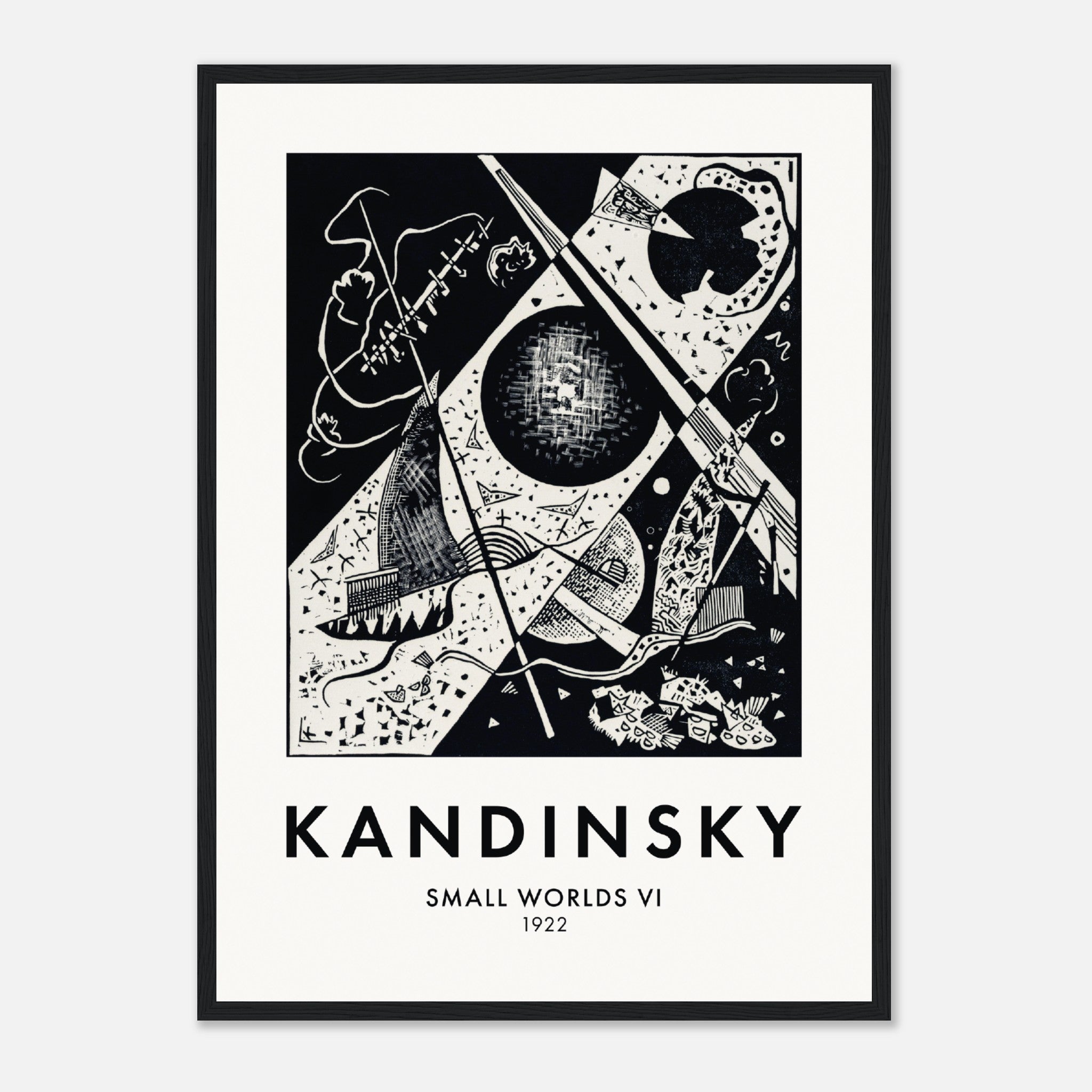 Kandinsky - Pequeños mundos VI Póster