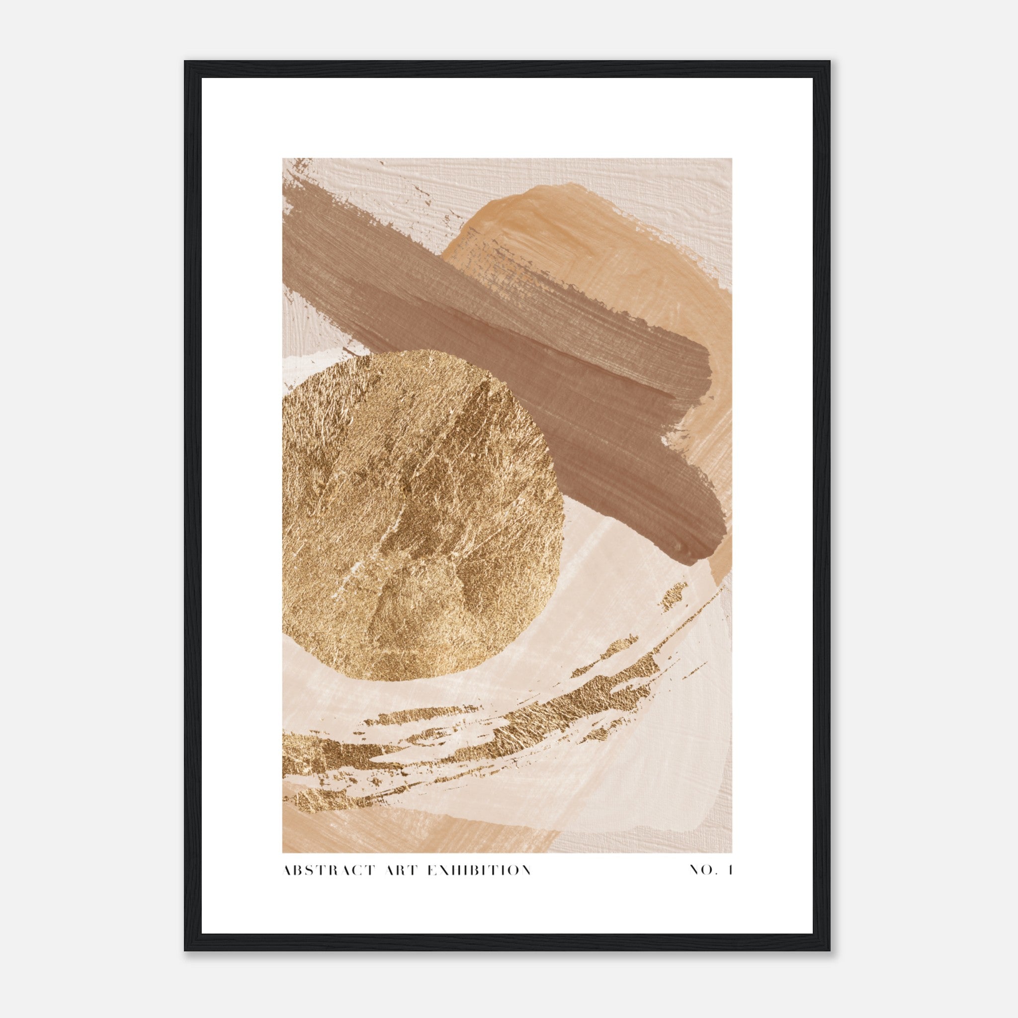 Neutrals - Abstract Art Exhibition No. 1 Poster