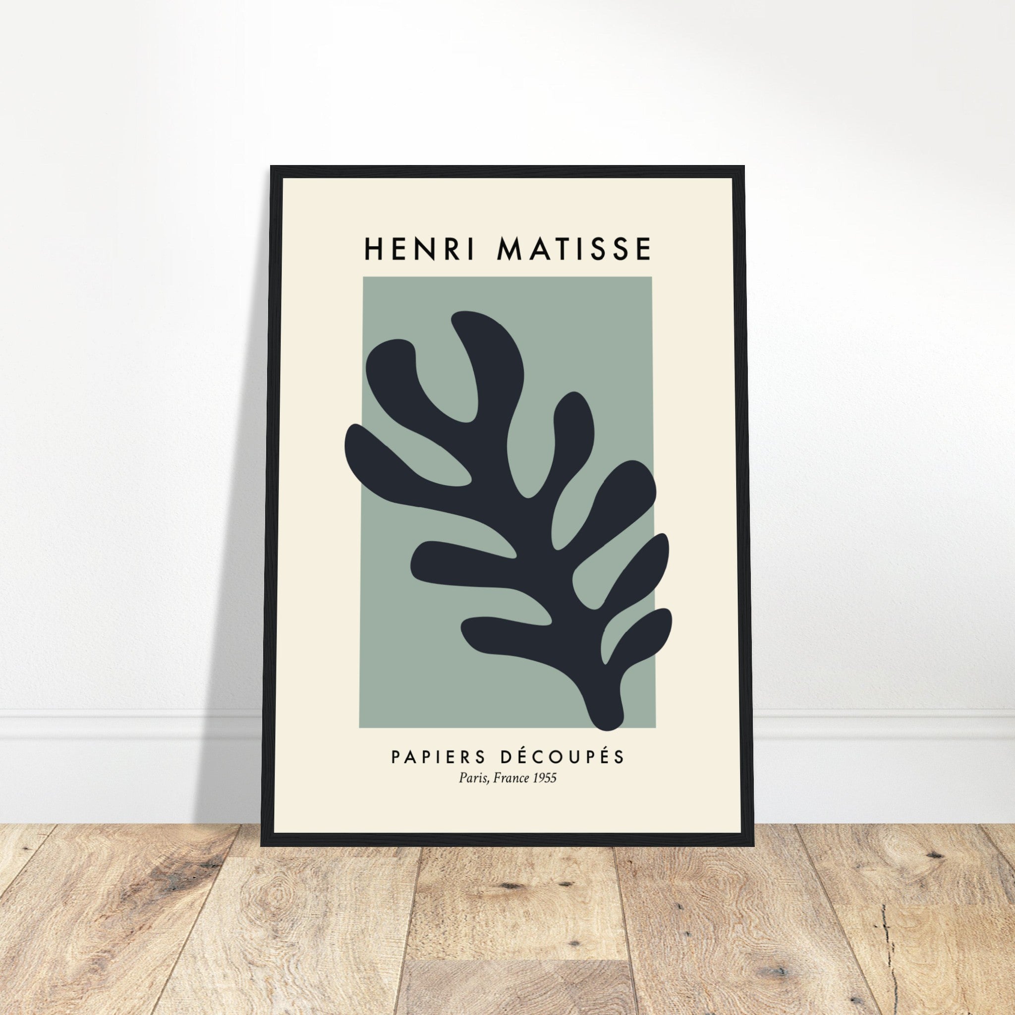 Póster Matisse Papercut verde Póster