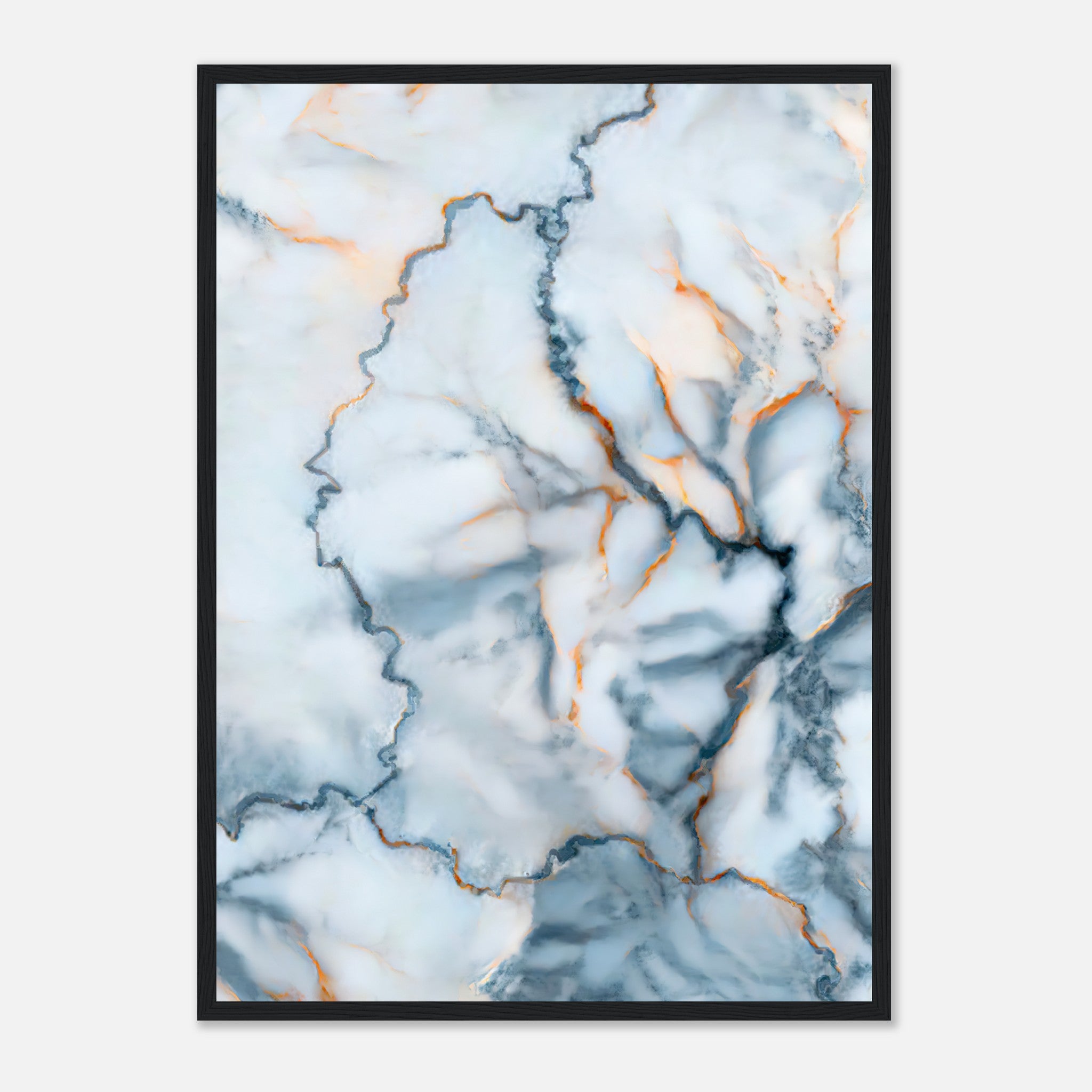 Luxemburg Marble Map Poster