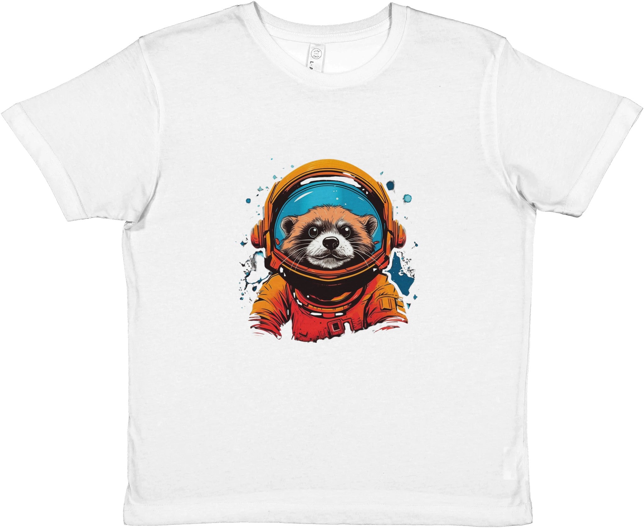 Cosmic Critter Astronaut Kids Crewneck T-shirt - Optimalprint
