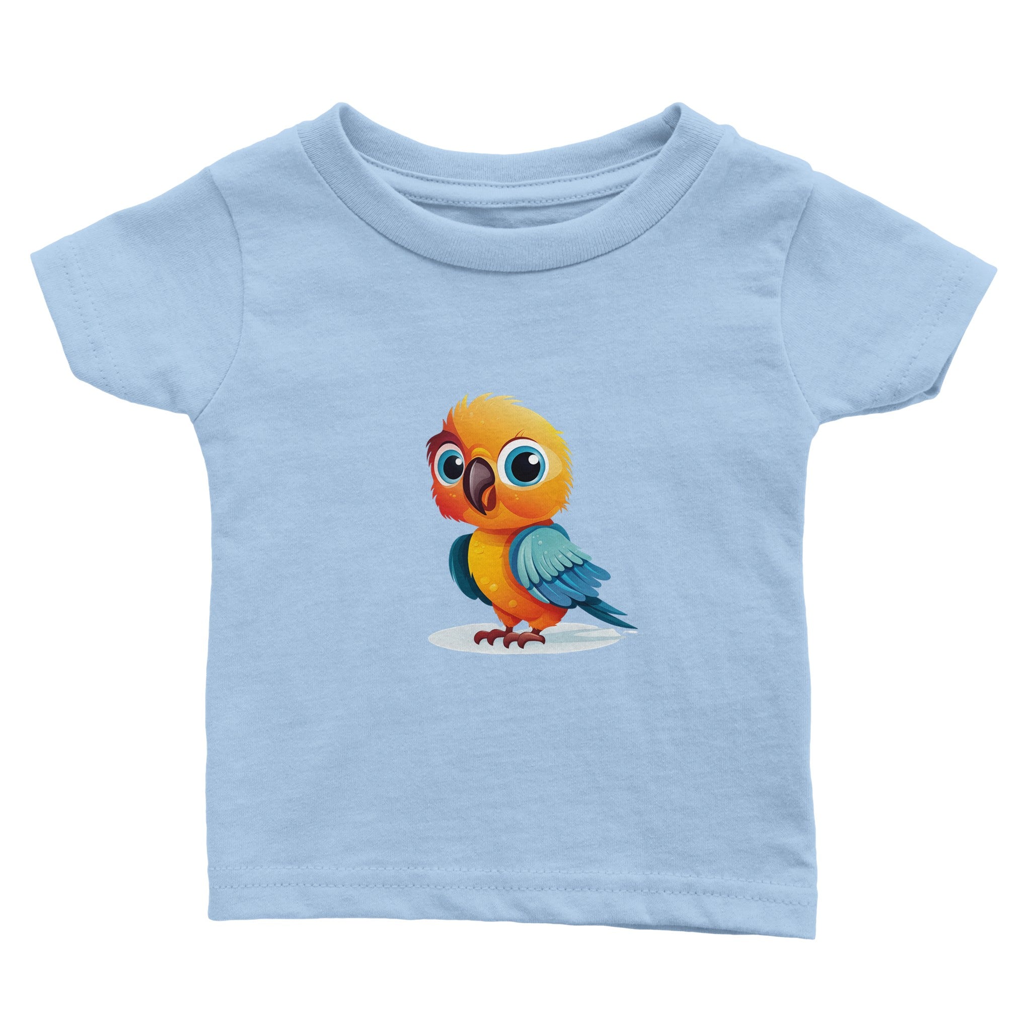 Sunrise Serenade Parrotlet Baby Crewneck T-shirt - Optimalprint