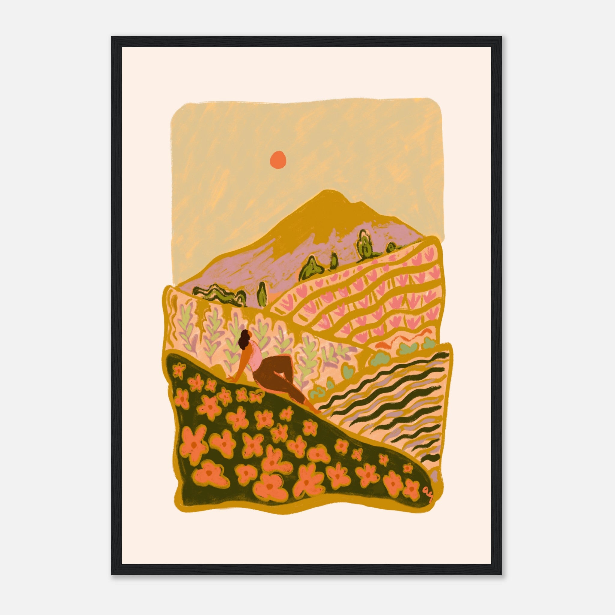 Field Of Flowers Poster