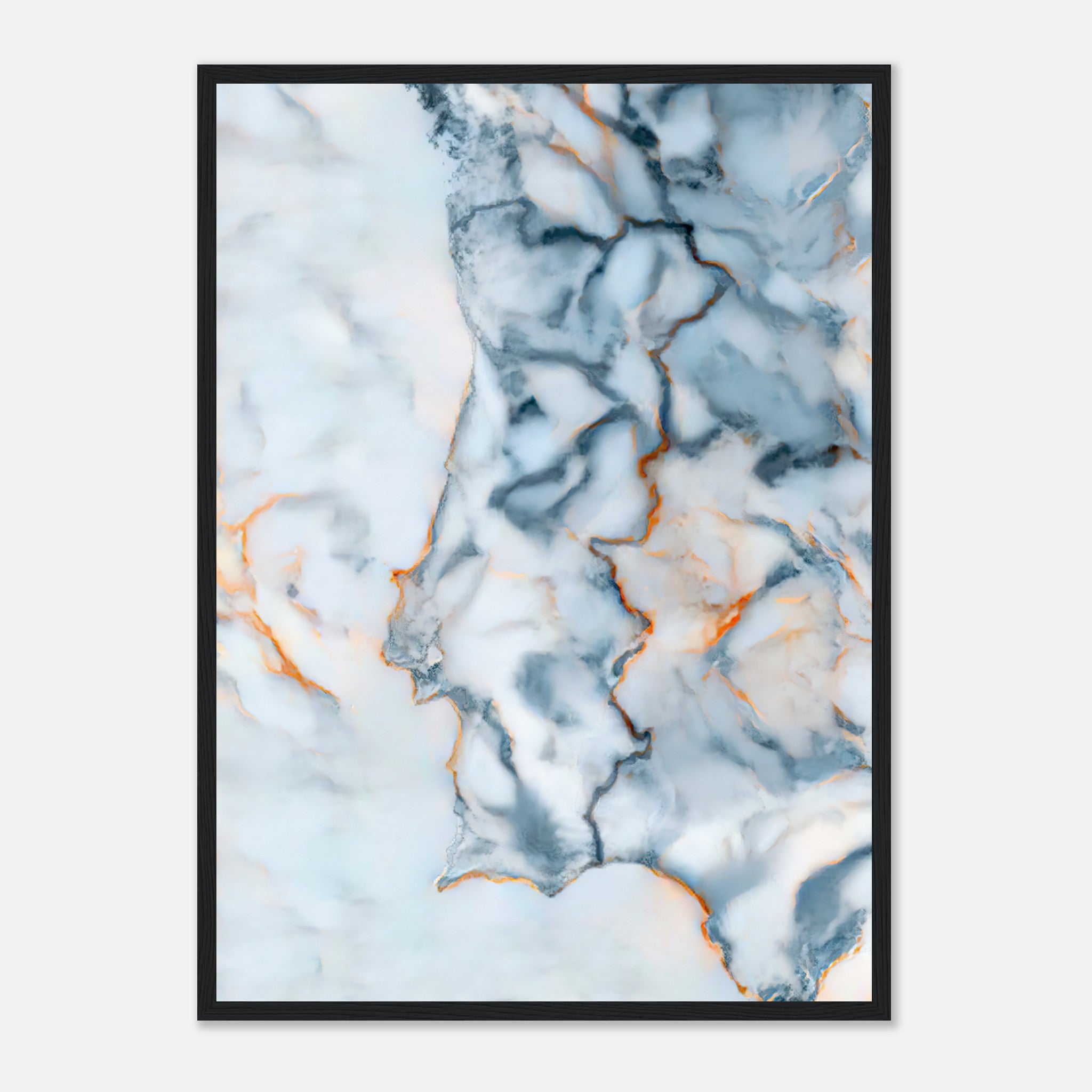 Portugal Marble Map Poster