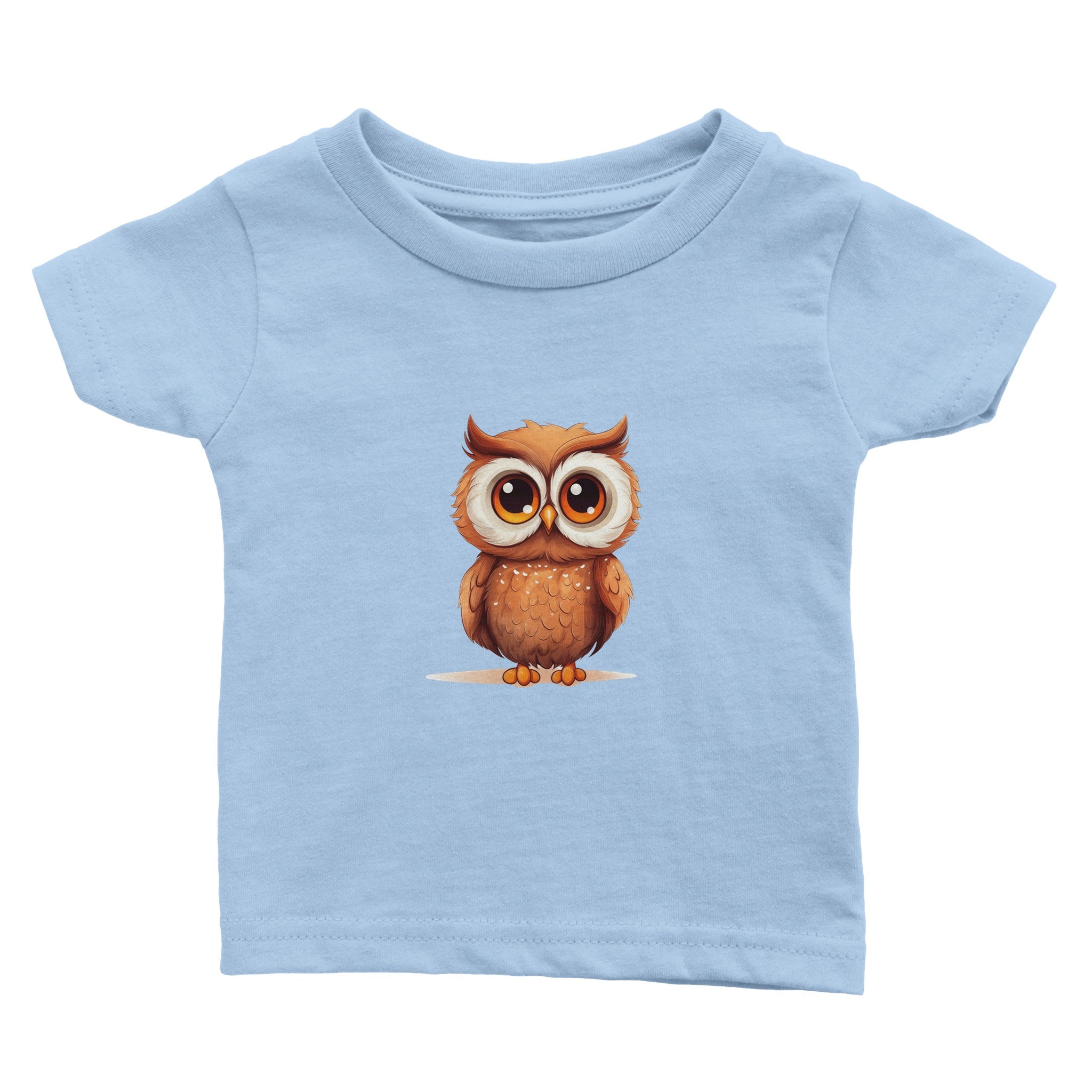 Cuddly Wisdom Watcher Baby Crewneck T-shirt - Optimalprint