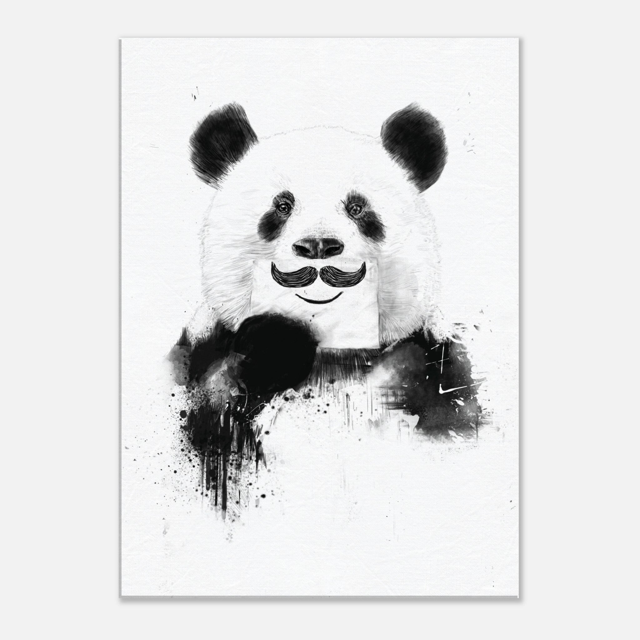 Lienzo Panda Divertido