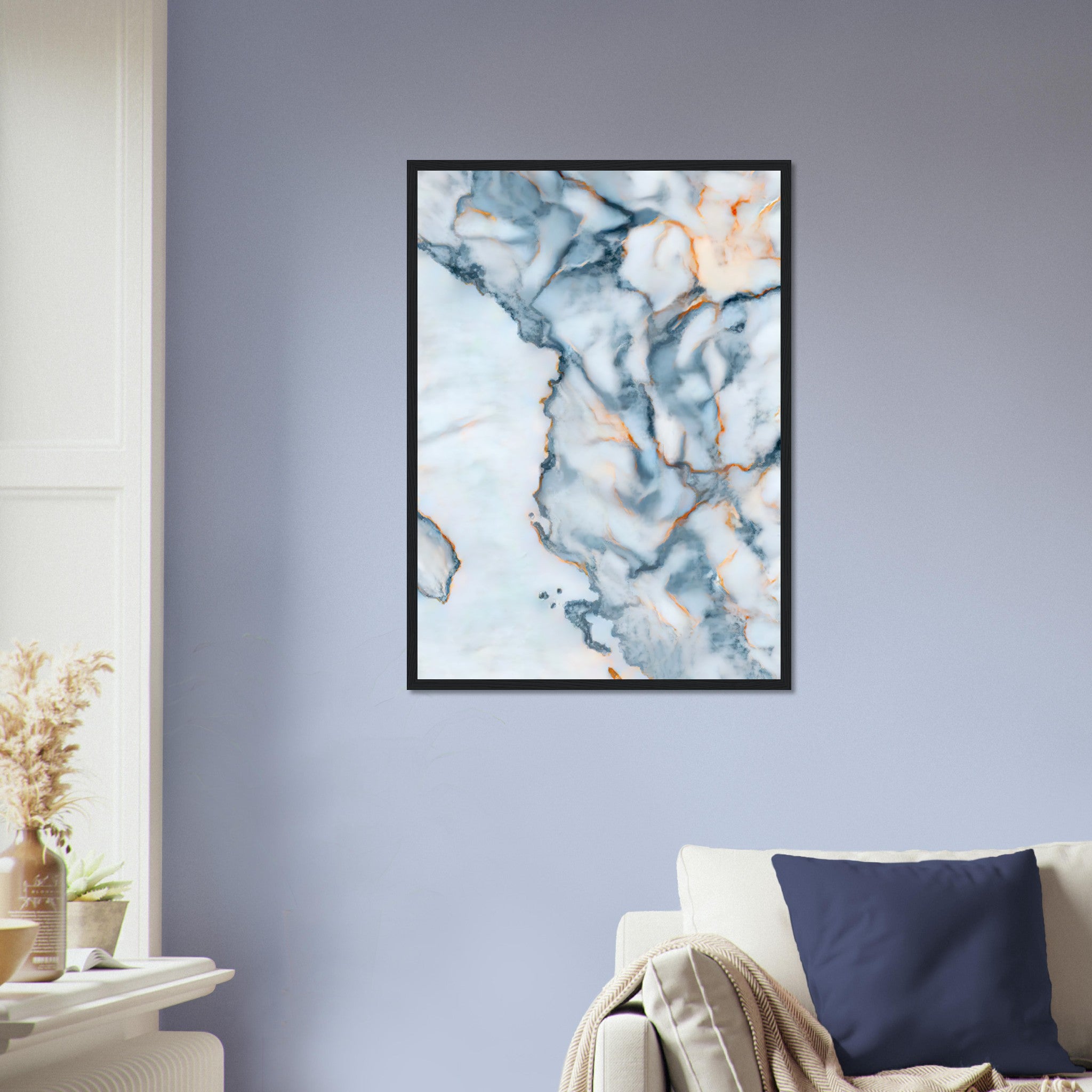 Albania Marble Map Poster