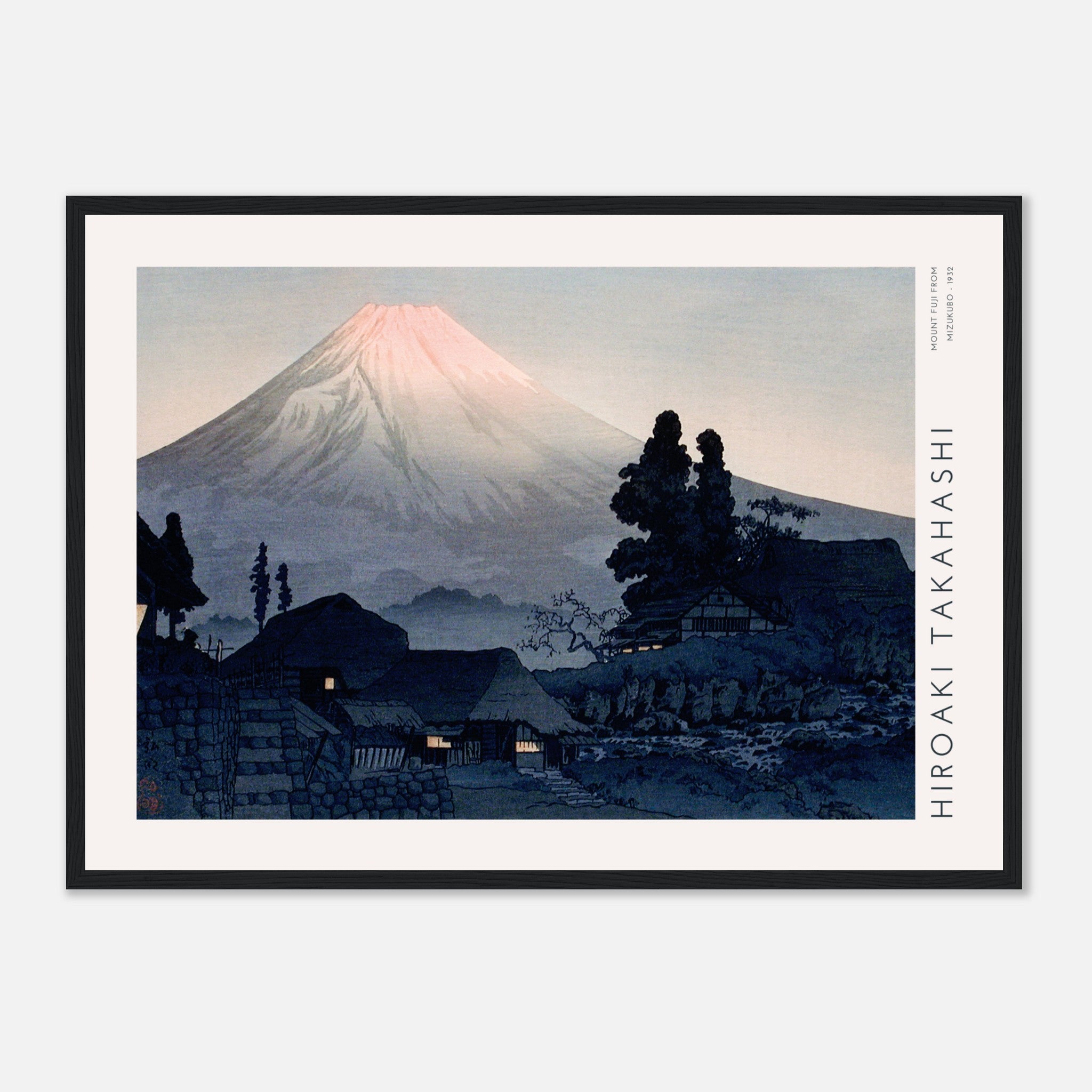 Mount Fuji From Mizukubo Poster