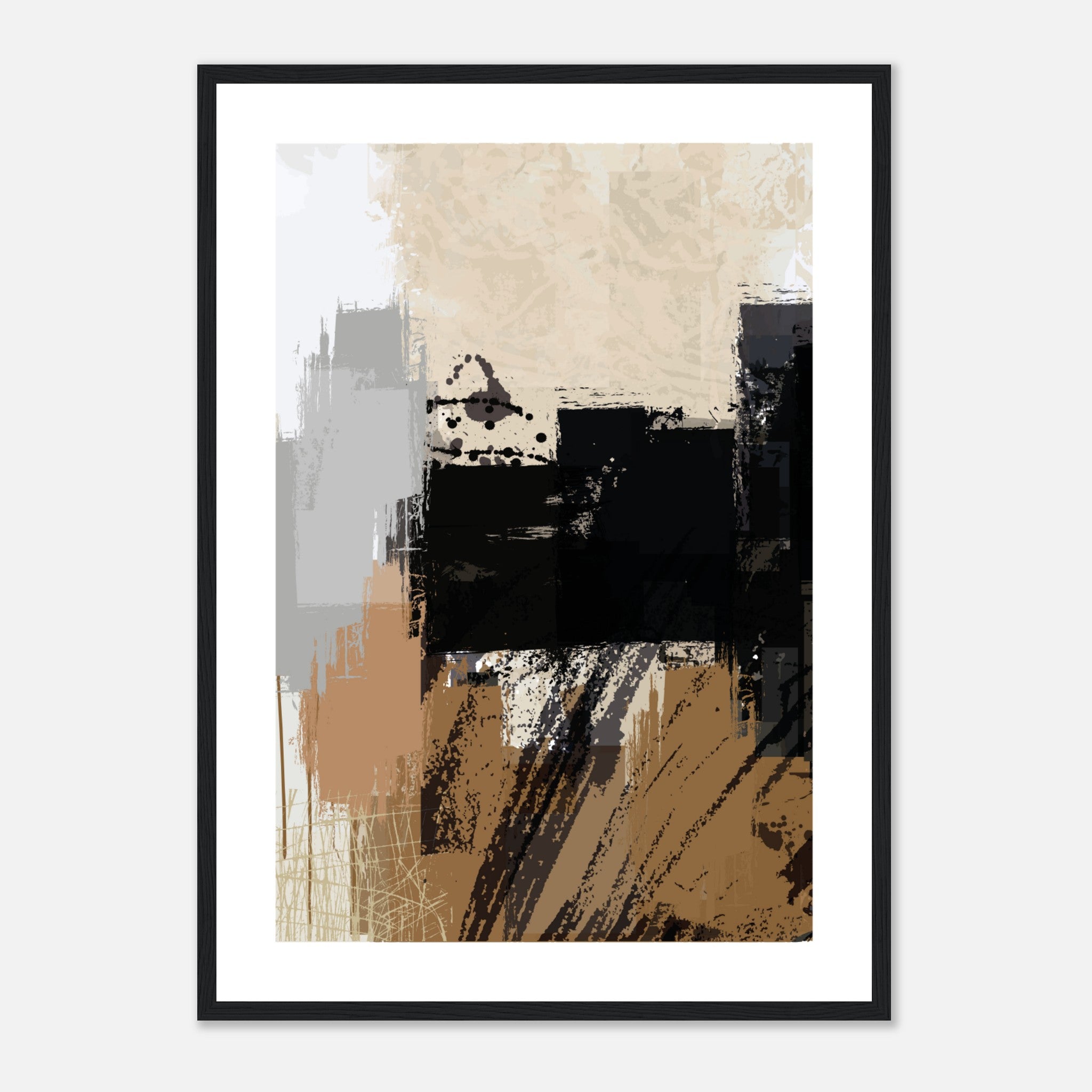 Earthy Abstraction No.1 Poster