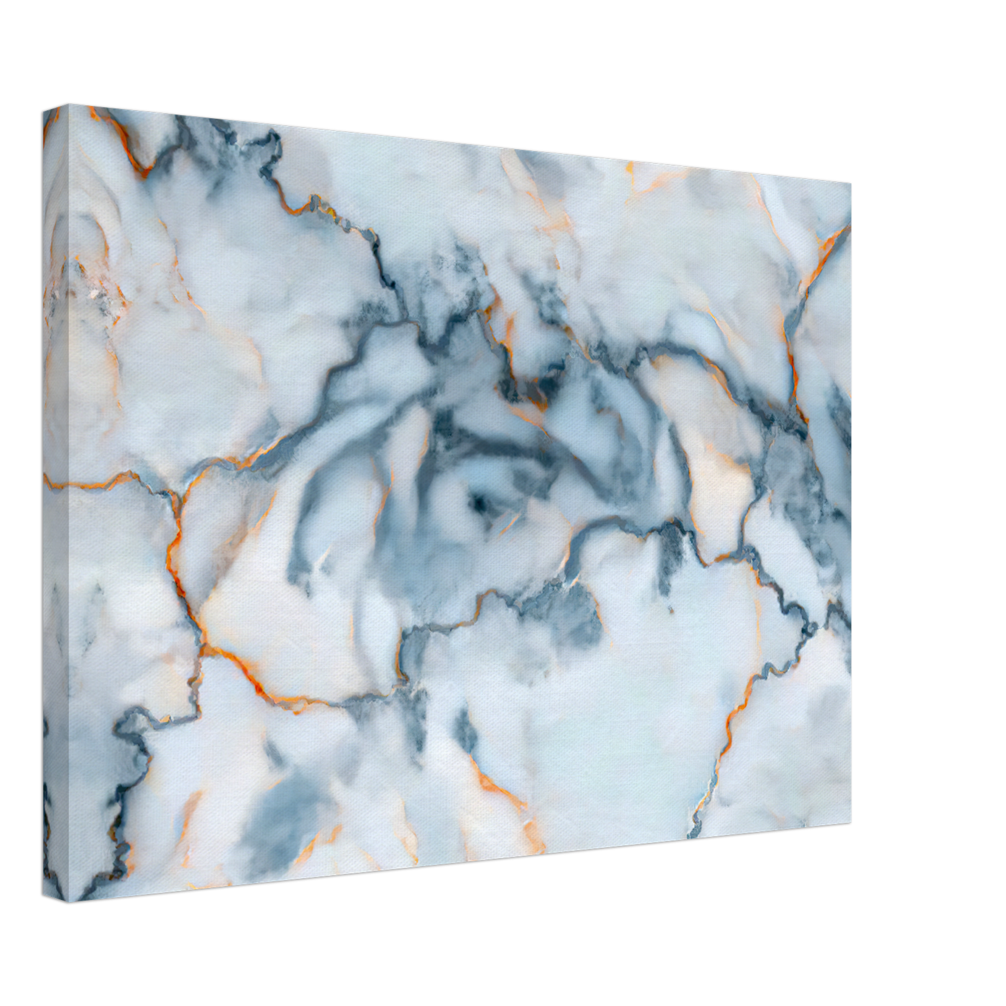 Slovakia Marble Map Canvas