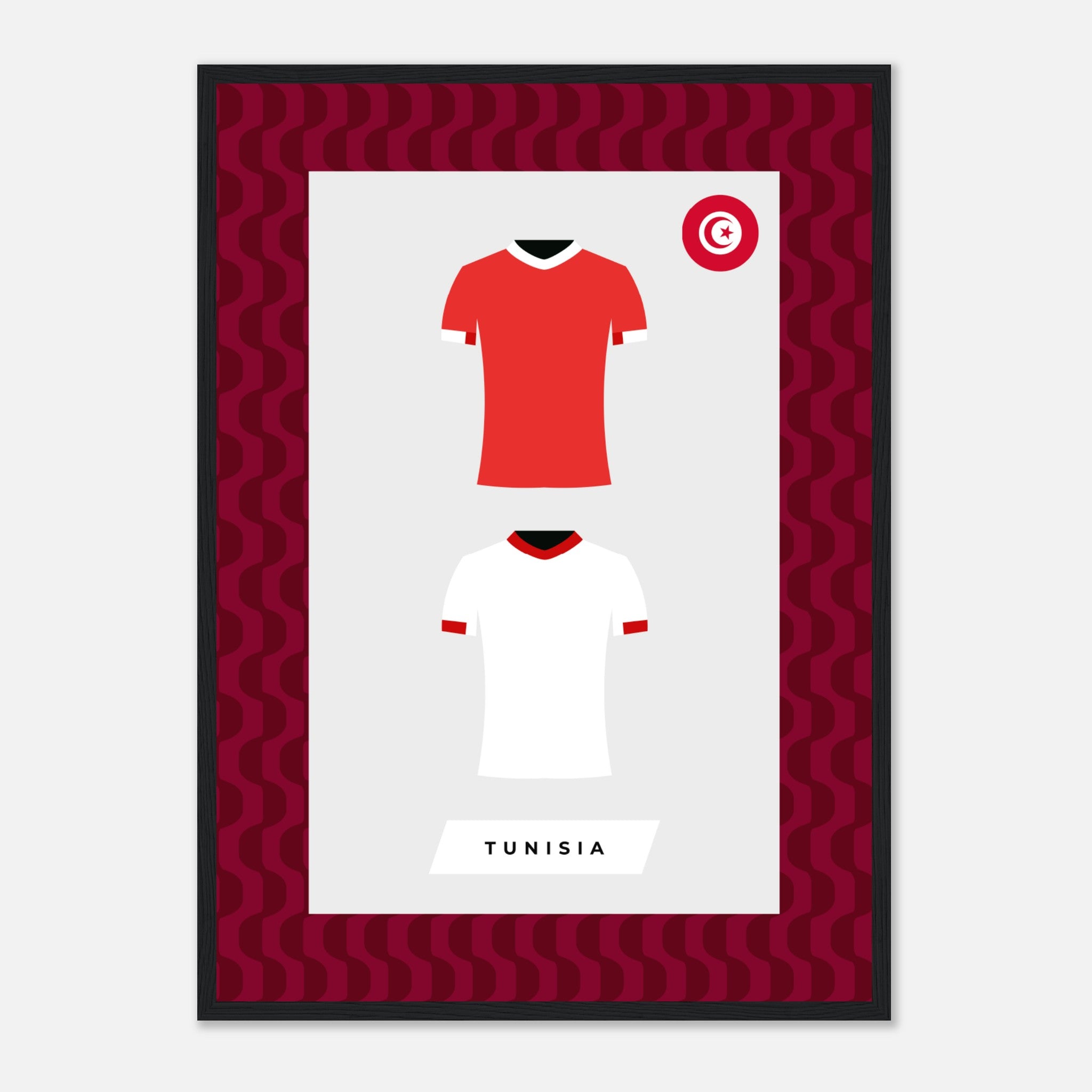 Tunisia Football Kit Poster