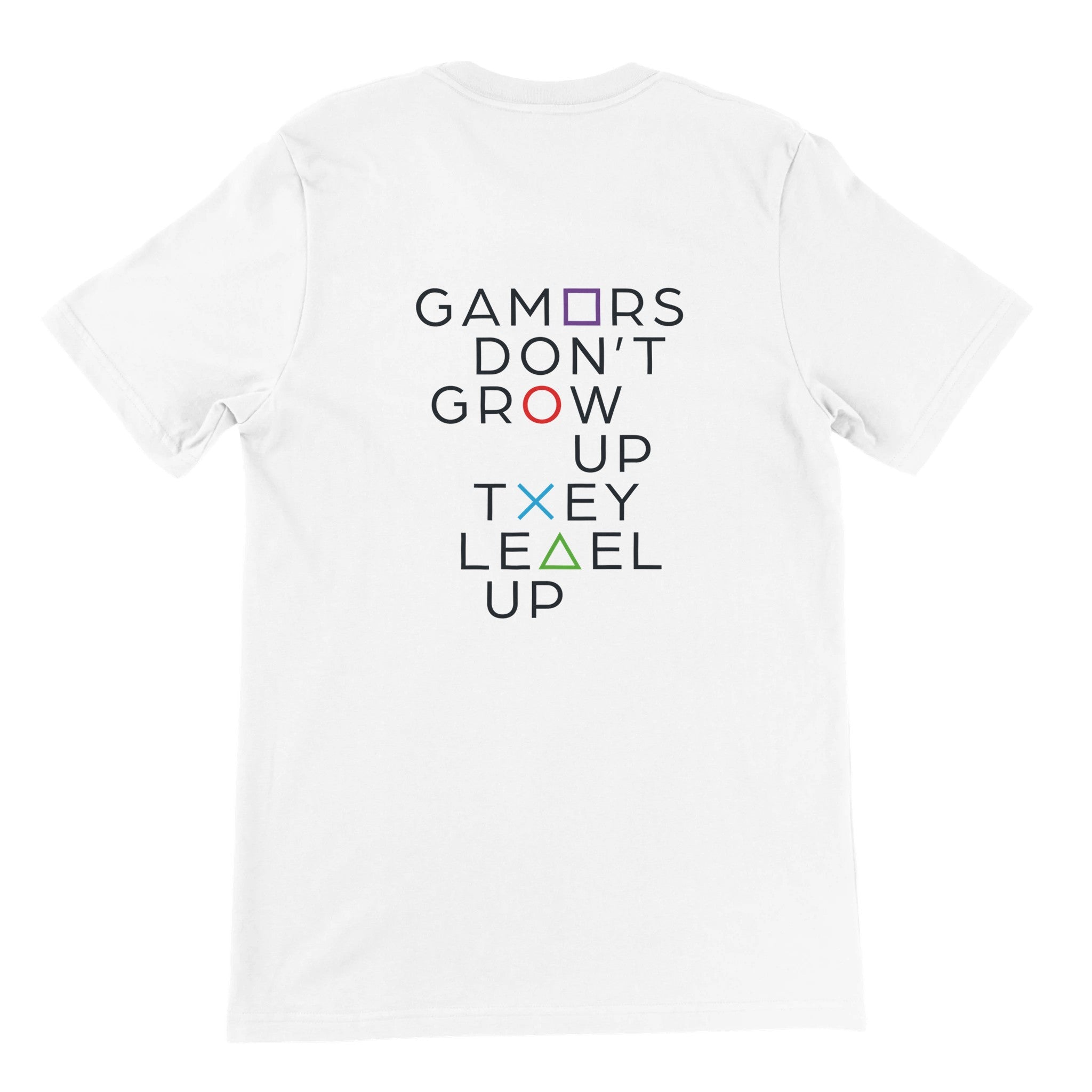 Gamers Level Up Crewneck T-shirt - Optimalprint