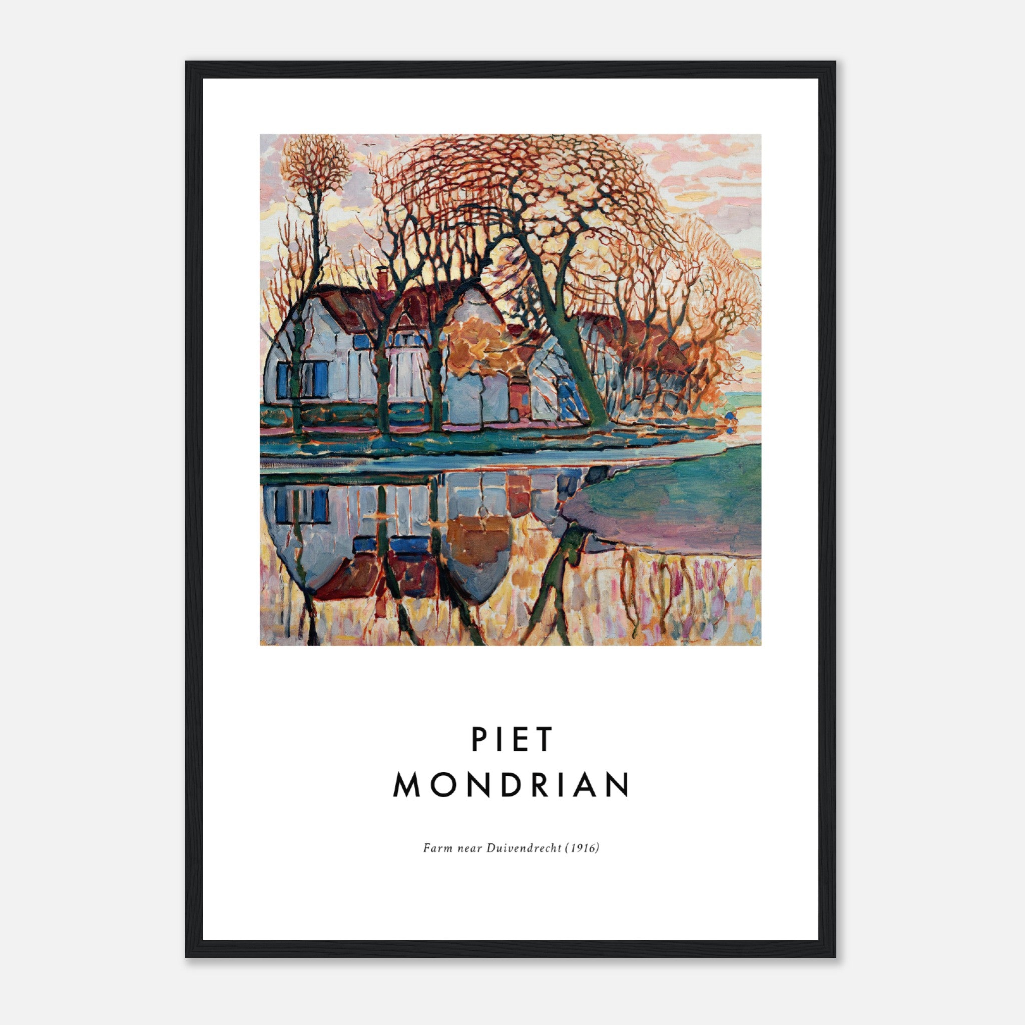 Mondrian Landscape Poster