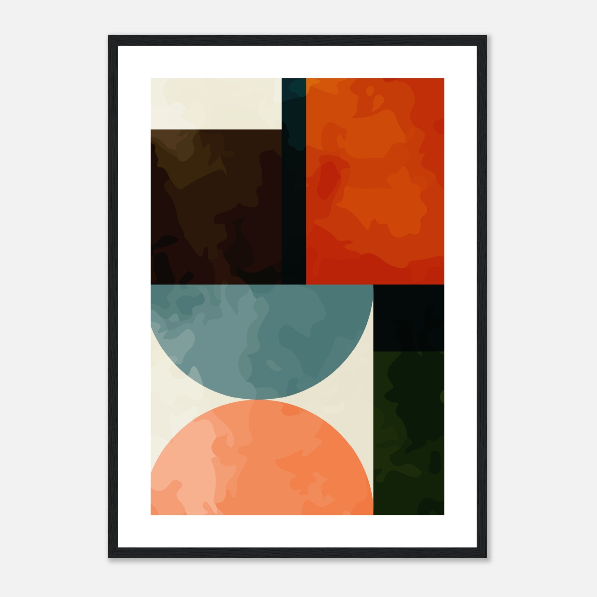 Vintage Style Abstract No.2 Poster