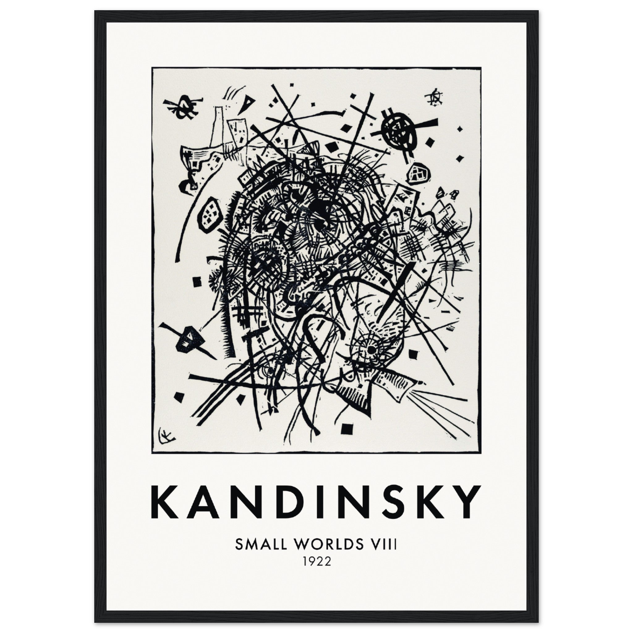 Kandinsky - Pequeños mundos VIII Póster
