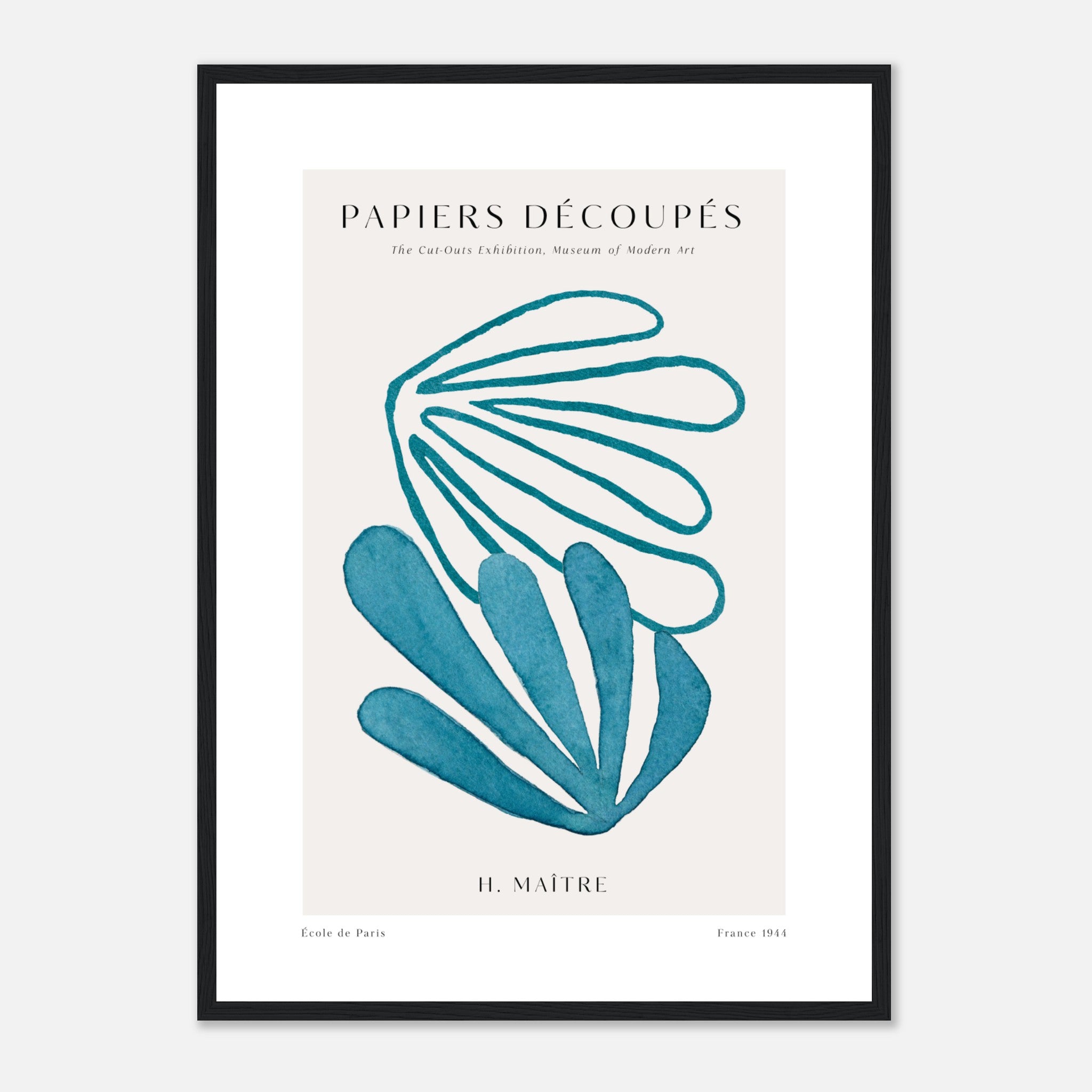 Matisse Papiers Decoupes No. 6 - Colors Poster