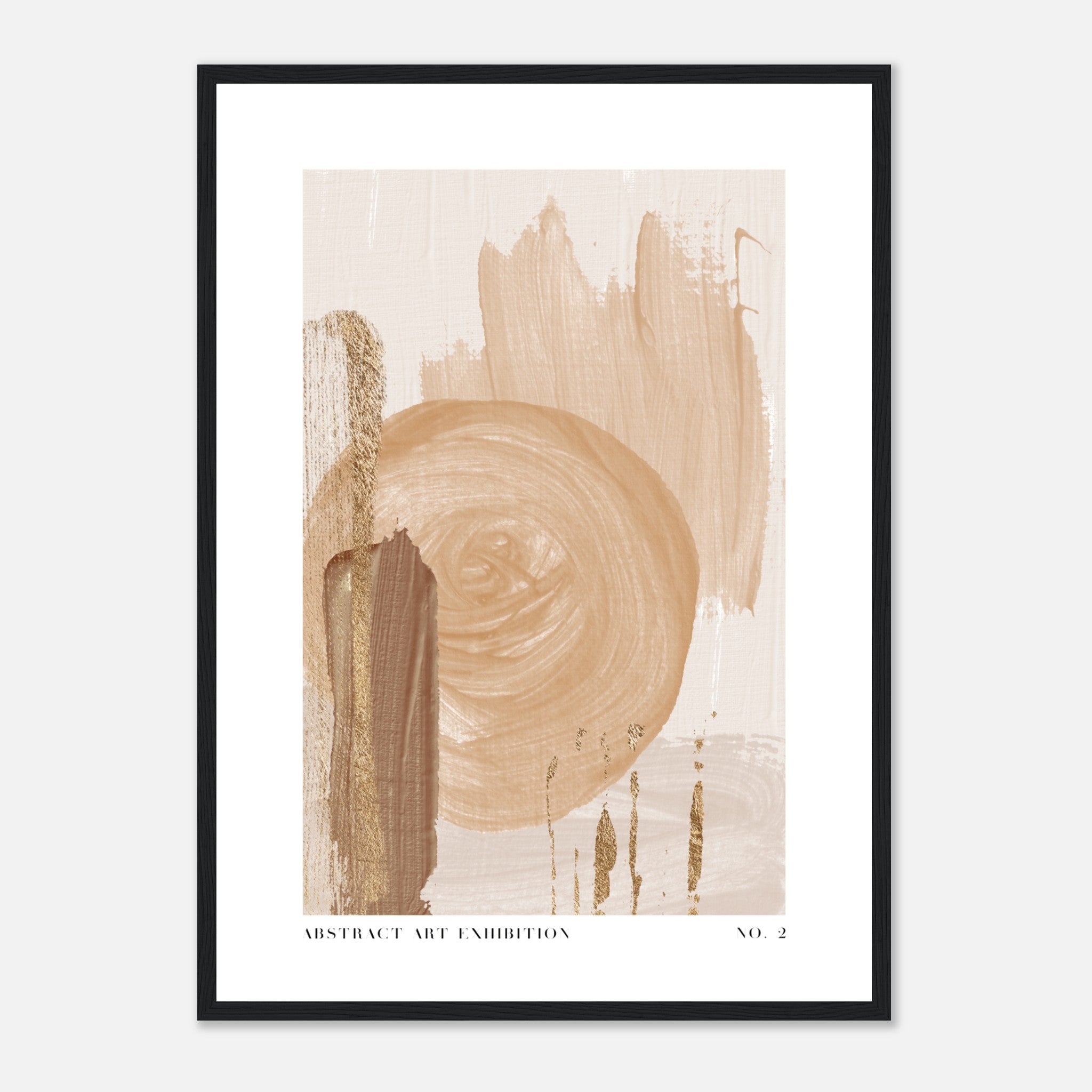 Neutrals - Abstract Art Exhibition No. 2 Poster